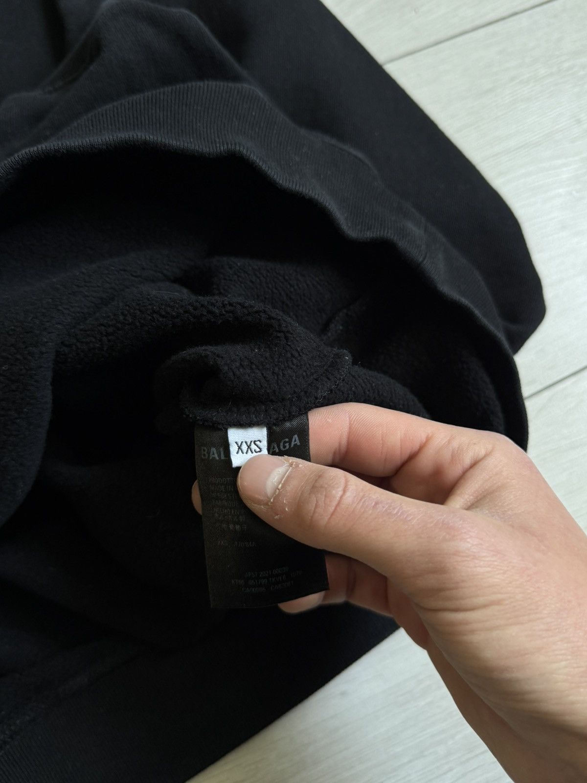 Balenciaga Balenciaga Unifit Barcode Logo Ovesized Hoodie Size US L / EU 52-54 / 3 - 15 Thumbnail