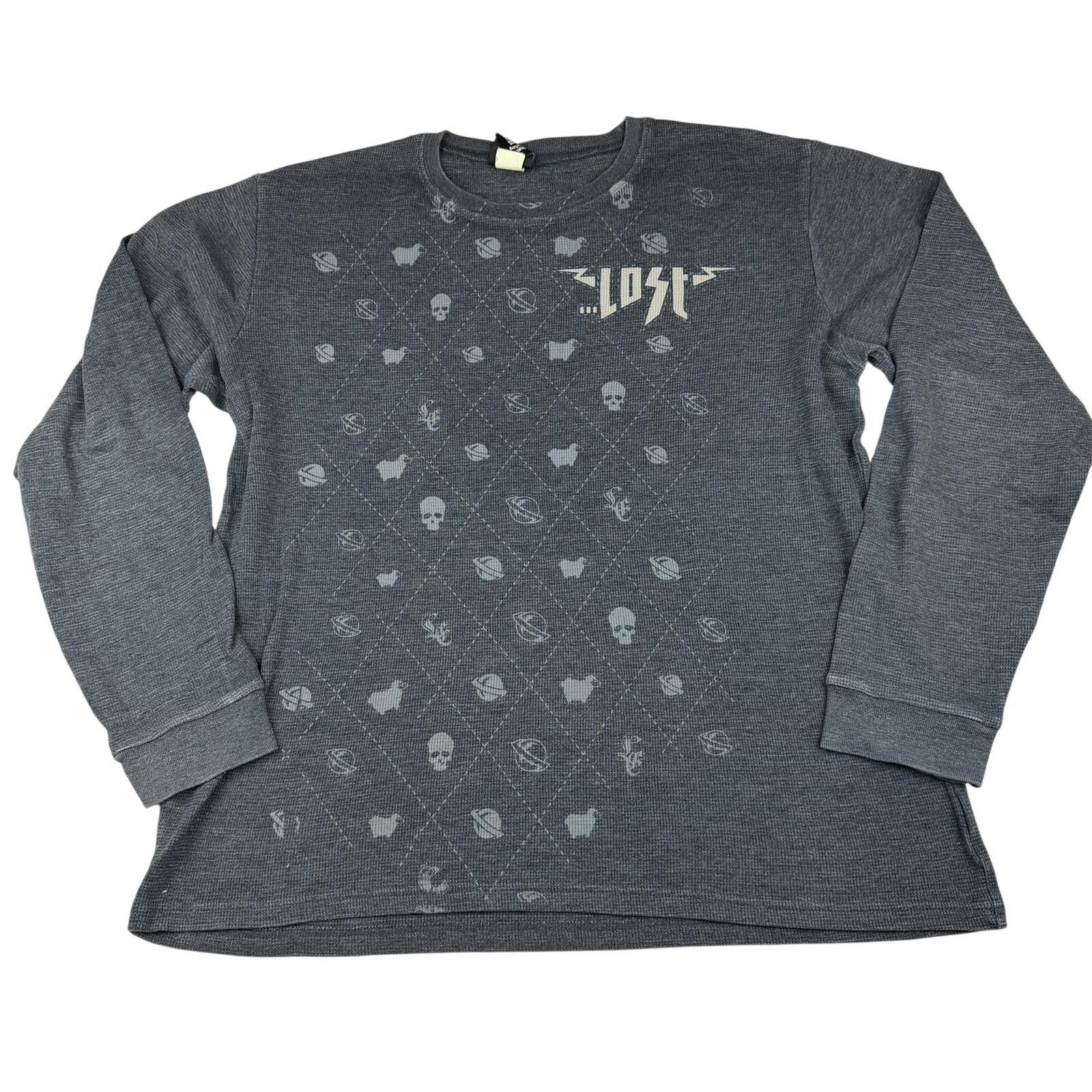 Other ...Lost Brand Gray Thermal Long Sleeve Shirt Large Size US L / EU 52-54 / 3 - 1 Thumbnail