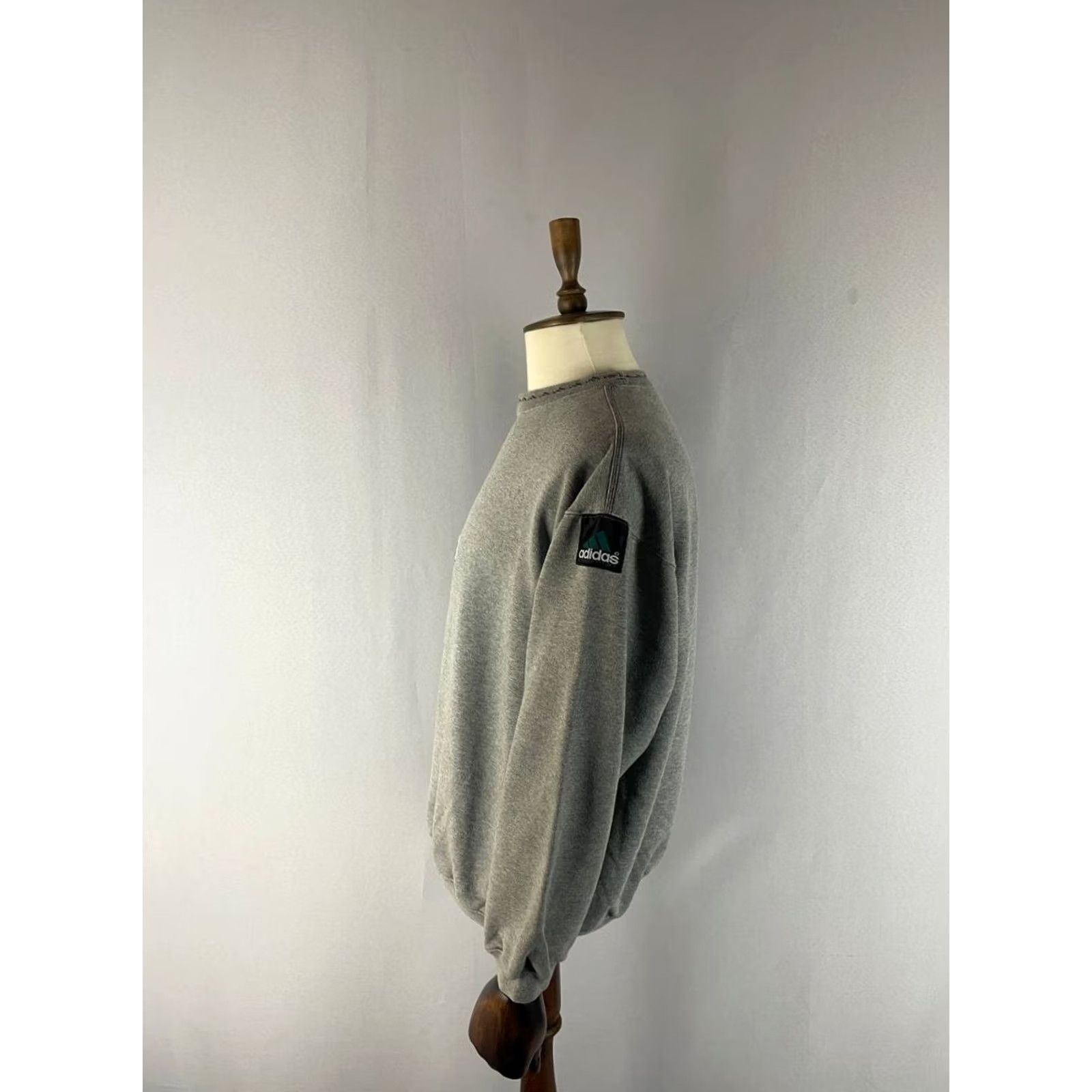 Adidas Adidas Sweatshirt Mens Cotton Crew Neck Gray Long Sleeve M 中 Size US M / EU 48-50 / 2 - 6 Thumbnail