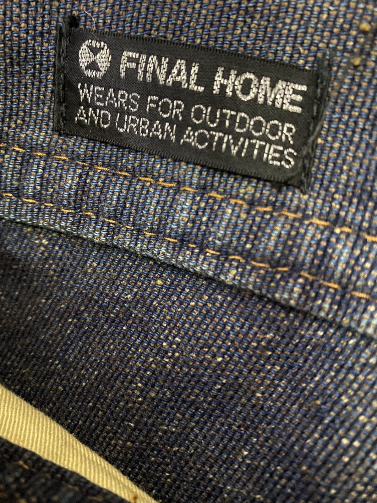 Final Home 💥Archive Issey Miyake Final Home Distressed Denim Size US 31 - 10 Thumbnail