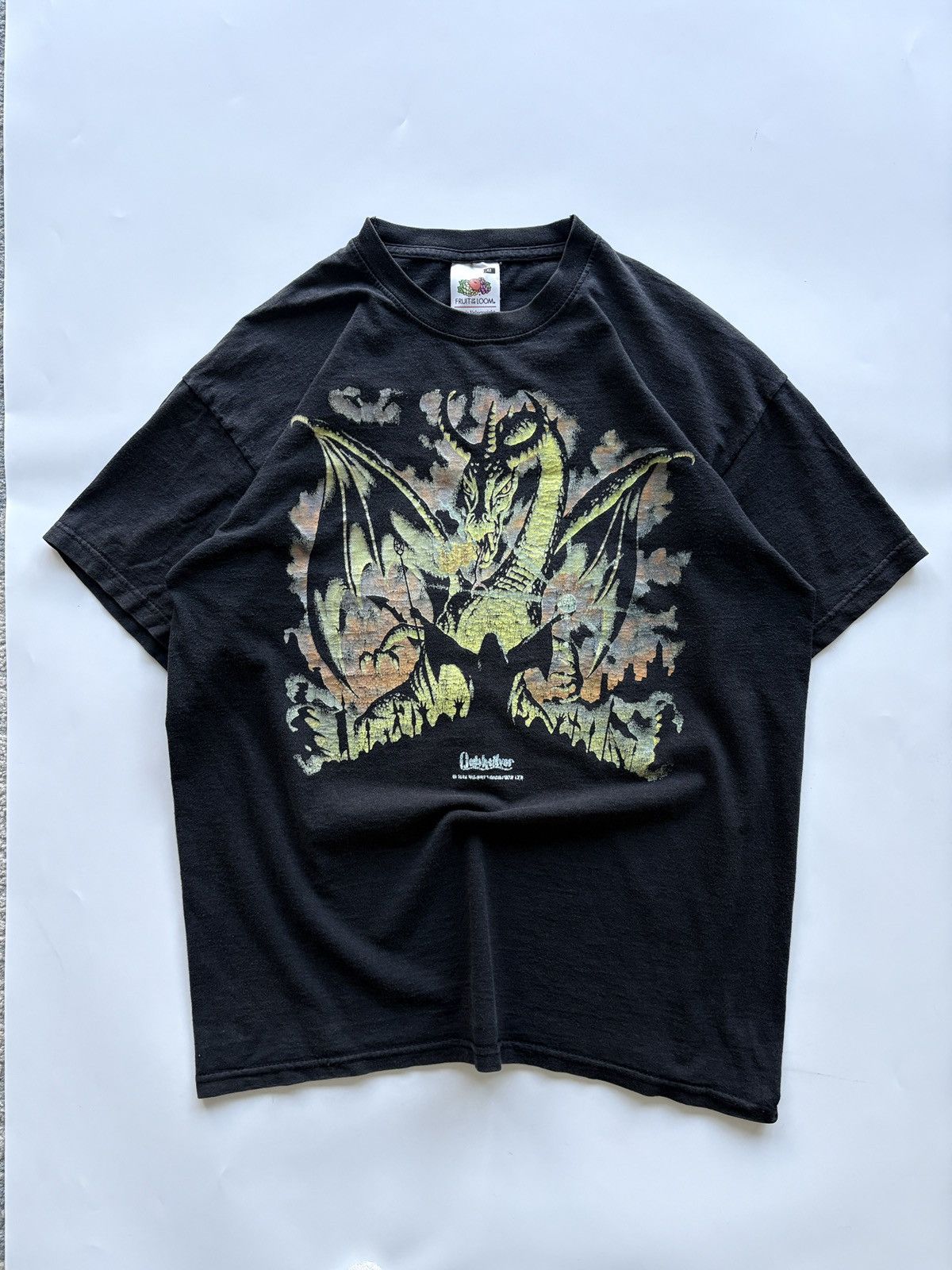 Vintage Vintage 80’s Quicksilver Dragon Tee Size US M / EU 48-50 / 2 - 1 Thumbnail