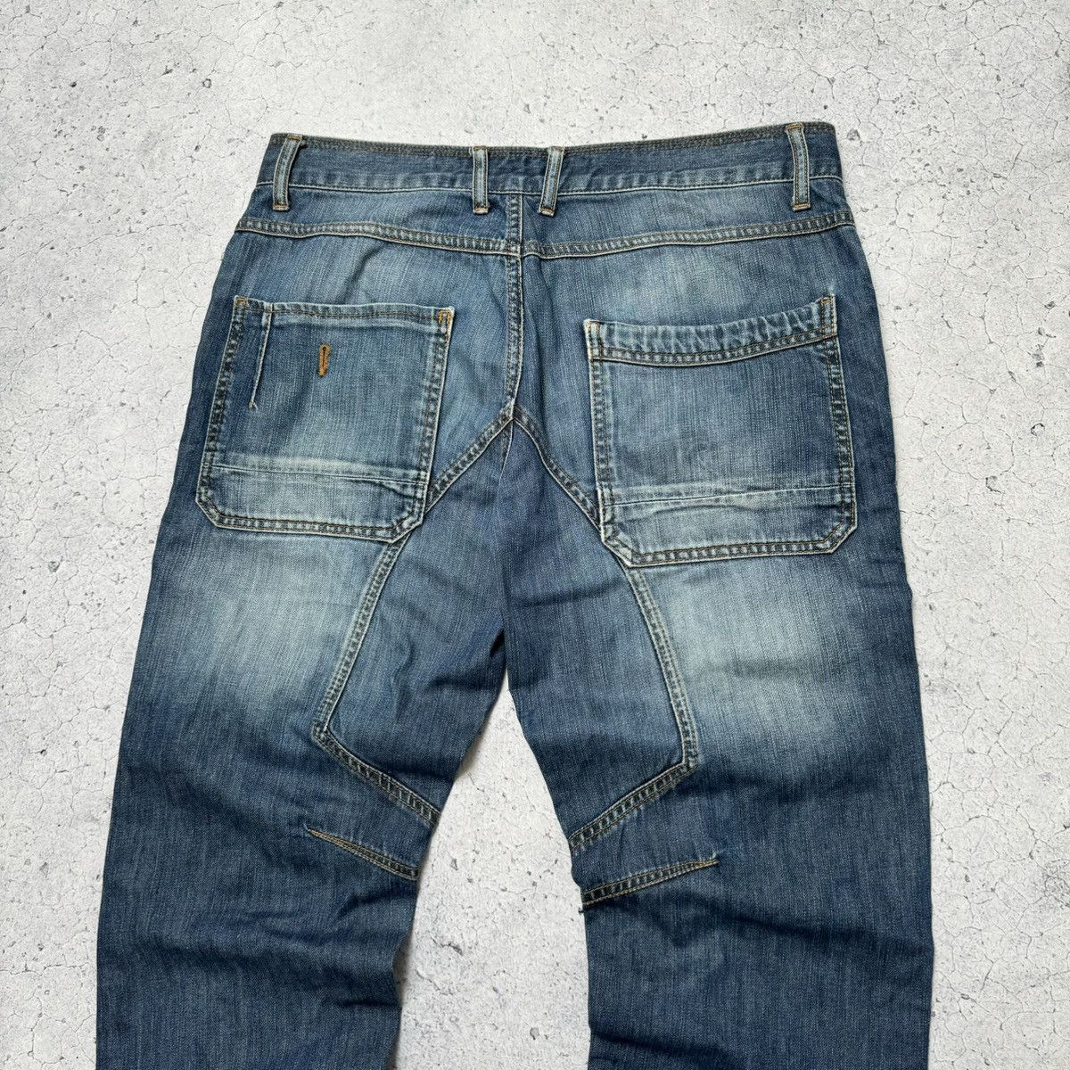 Japanese Brand × Neighborhood × Vintage Neighborhood Faded Japanese Denim Distressed Jeans Size US 34 / EU 50 - 12 Thumbnail
