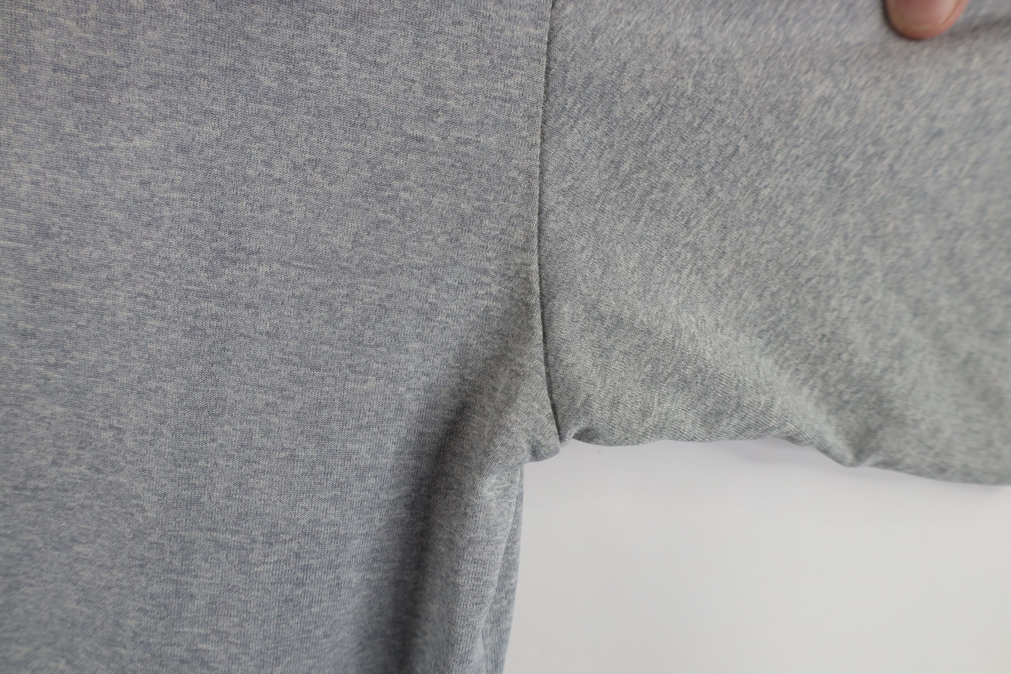 Nike Vintage Y2K Nike Scott Mini Swoosh Knit T-Shirt Heather Gray Size US M / EU 48-50 / 2 - 8 Thumbnail