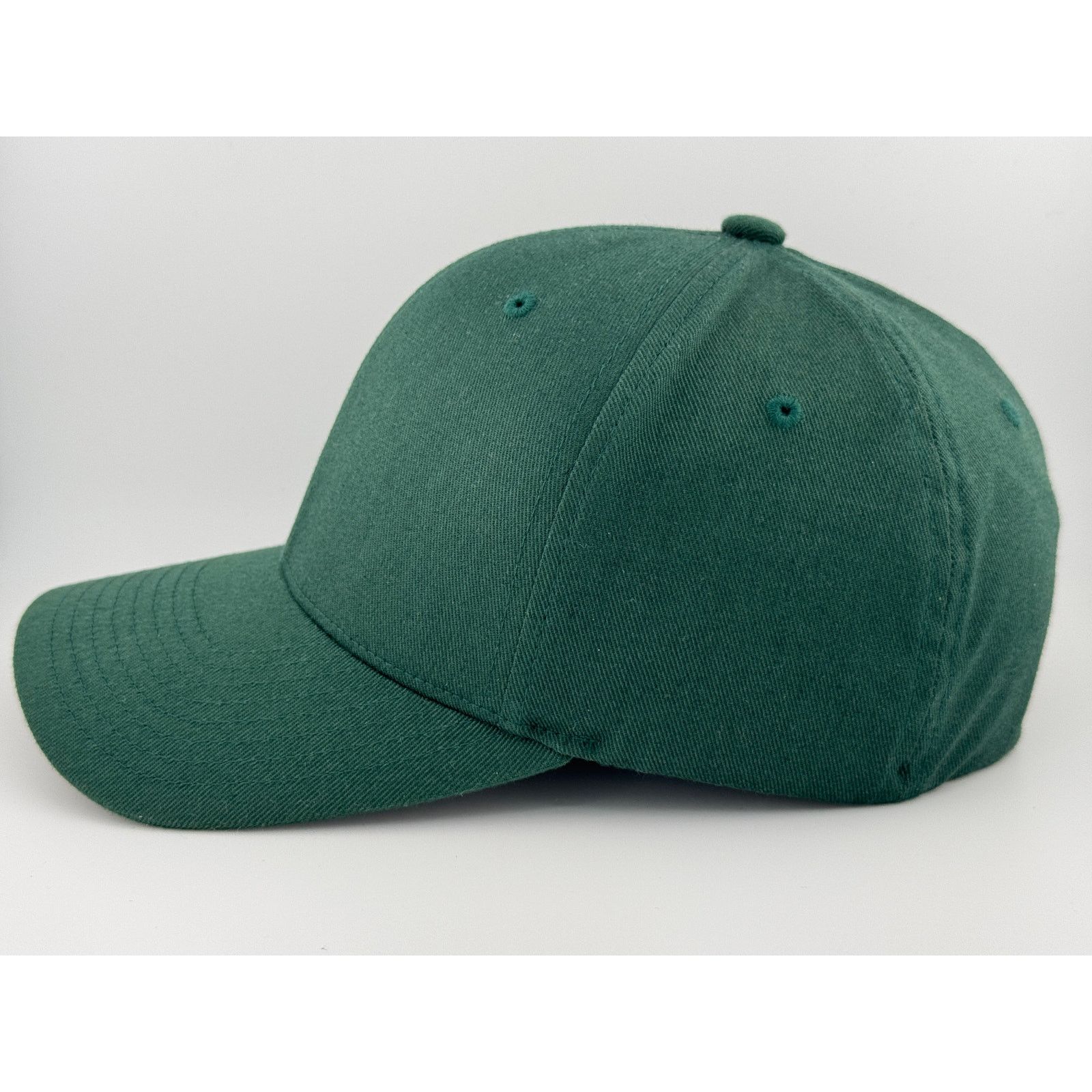 Lids Blank Green Baseball Hat - Custom Lids Flex Fit Home Run Cap Size ONE SIZE - 2 Thumbnail