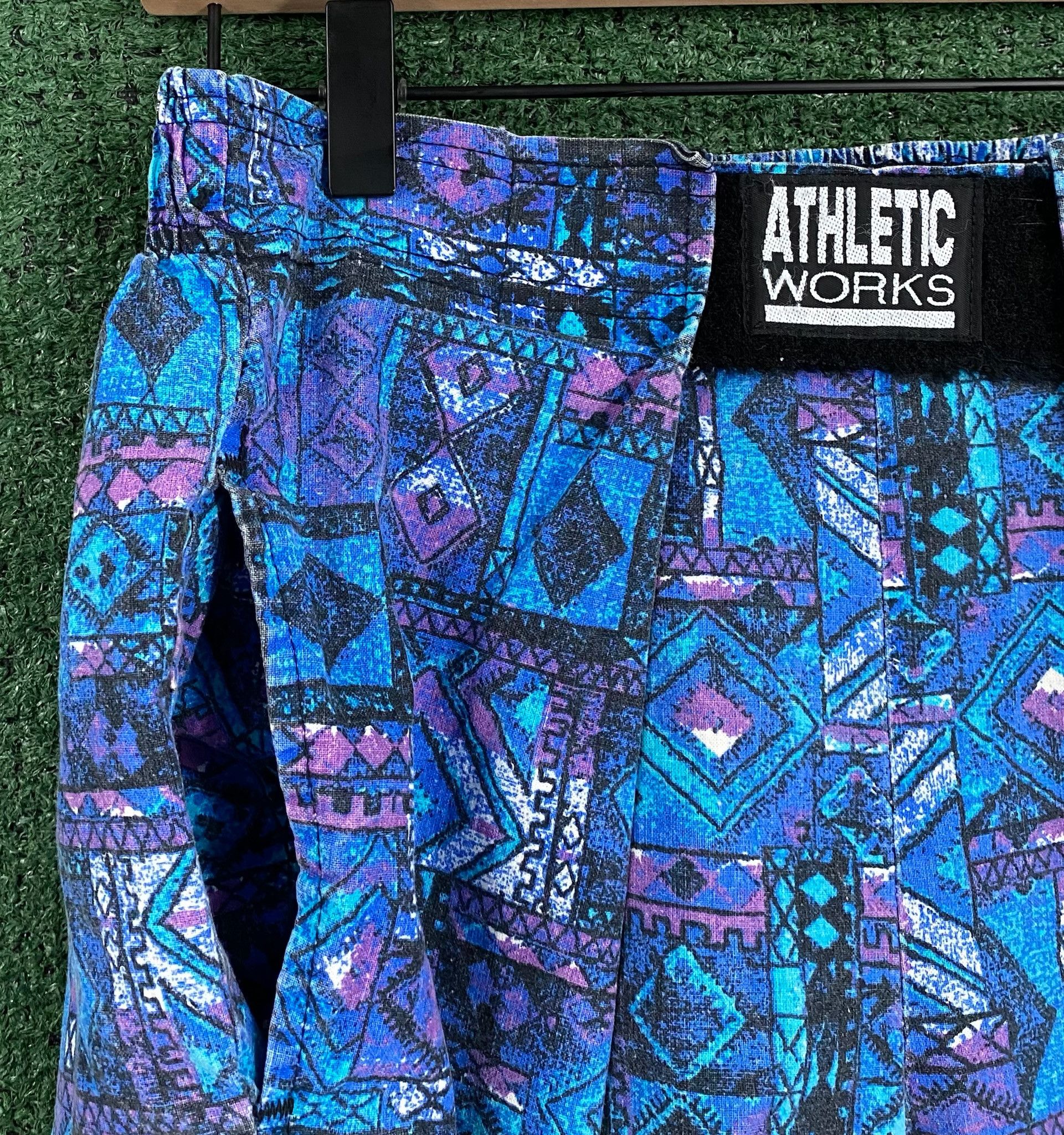 Athletic Works 80’s Athletic Works Patterned Body Builder Pants Small Size US 30 / EU 46 - 3 Thumbnail