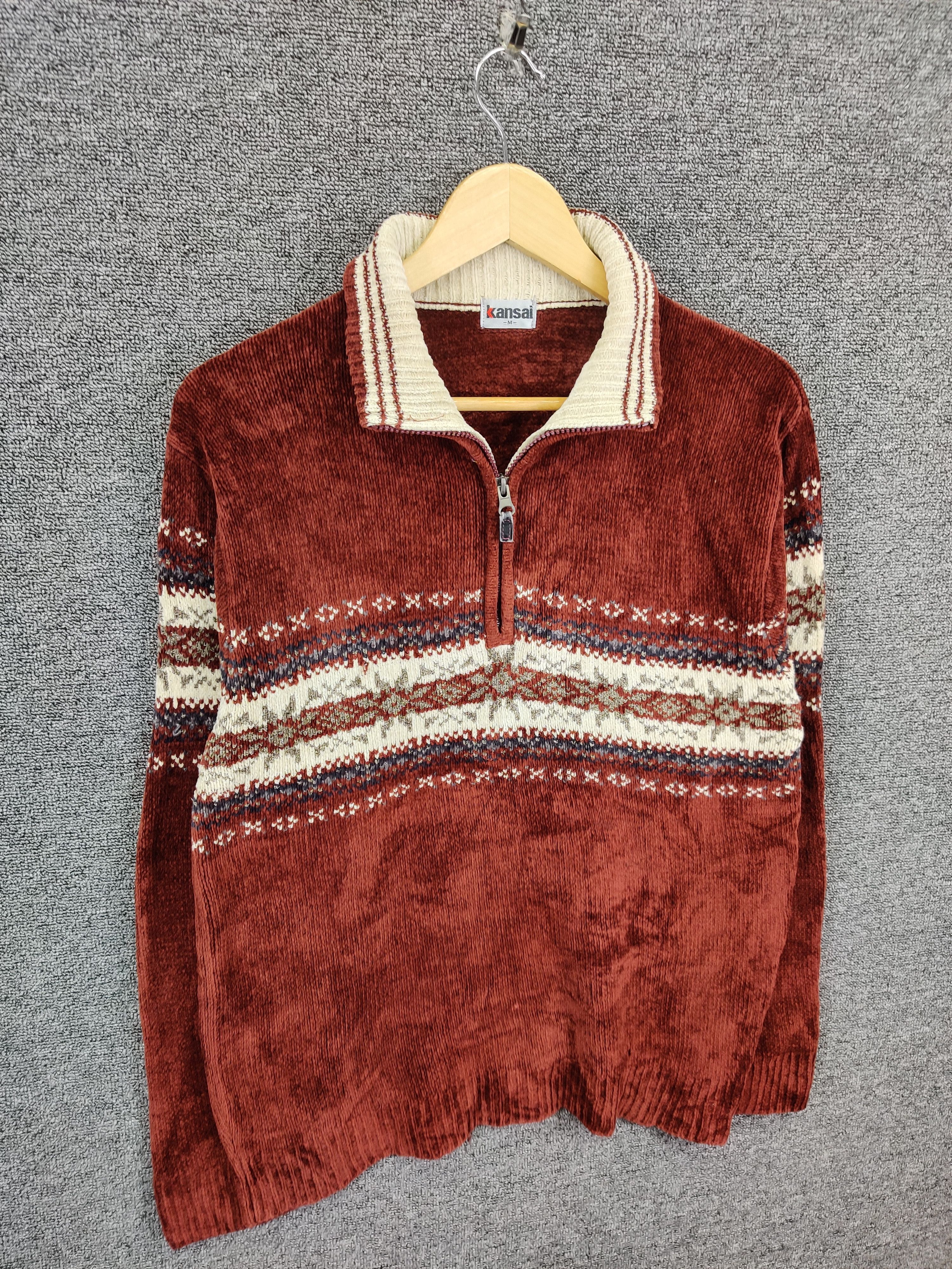 Kansai Yamamoto Vintage 90's Kansai Yamamoto Sweater Knitwear Size US M / EU 48-50 / 2 - 5 Thumbnail
