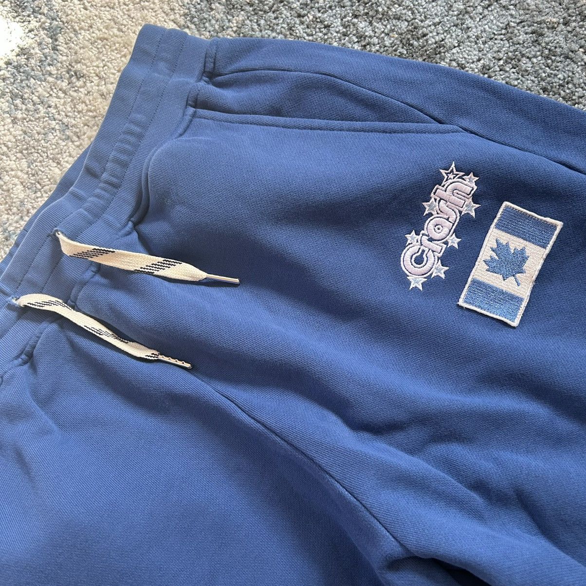 Crash Vancouver SPORT DiViSiON EMBROiDERED FRENCH TERRY SWEATPANTS JOGGERS Size US 31 - 5 Thumbnail