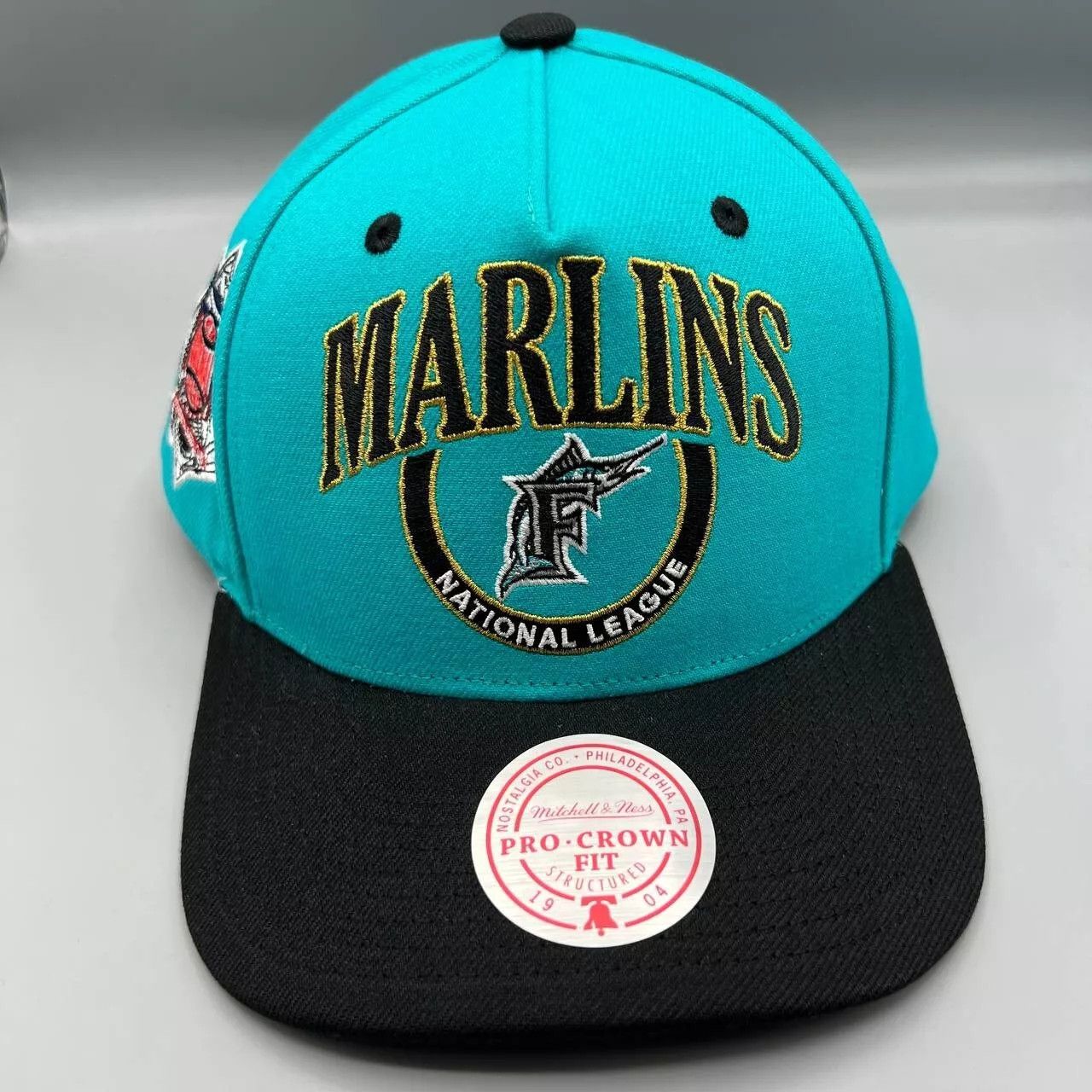 Mitchell & Ness Florida Marlins Hat Men Mitchell & Ness Snap Back Cap New Size ONE SIZE - 1 Thumbnail