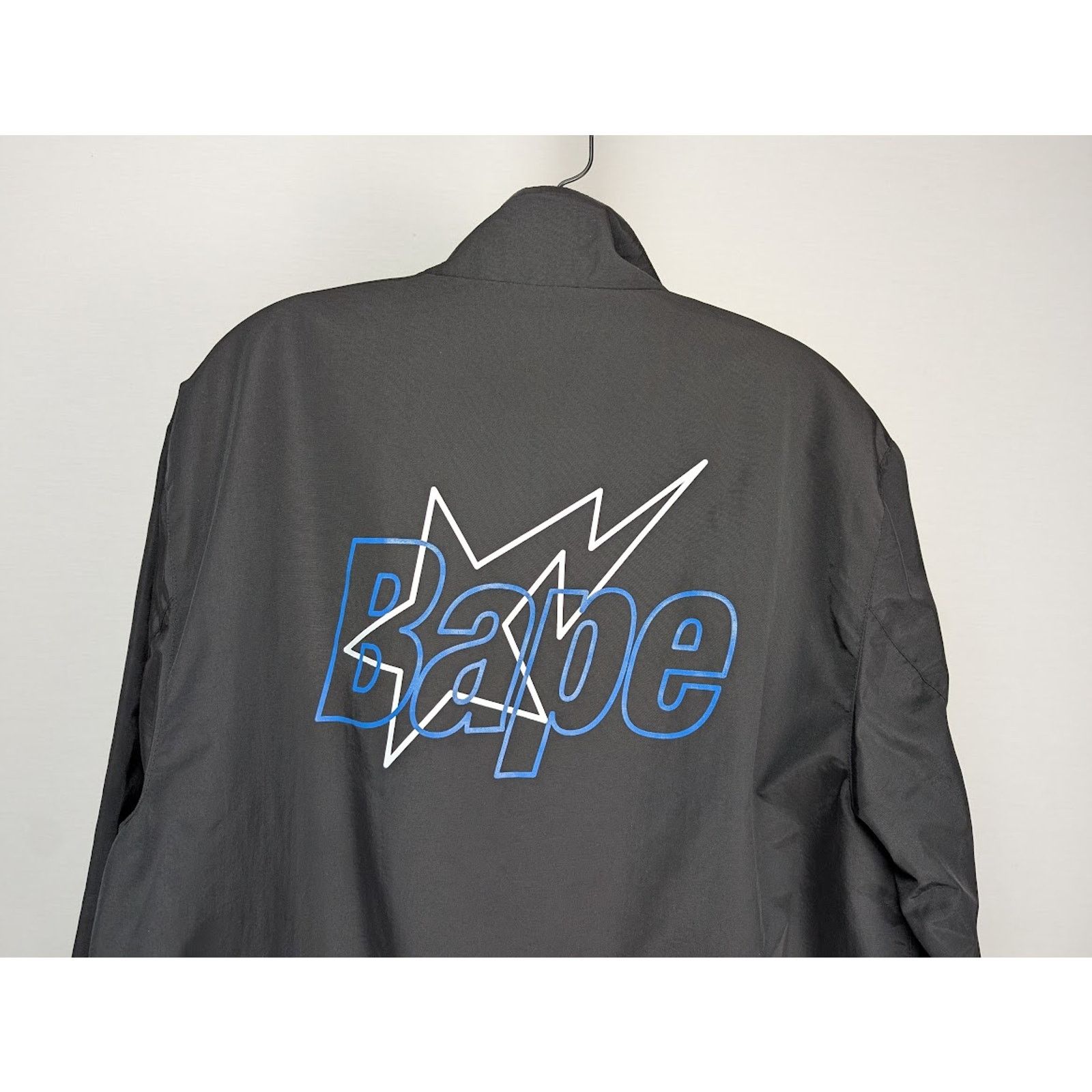 Bape o1rshd1 Logo Windbreaker Jacket in Black Size US L / EU 52-54 / 3 - 15 Thumbnail