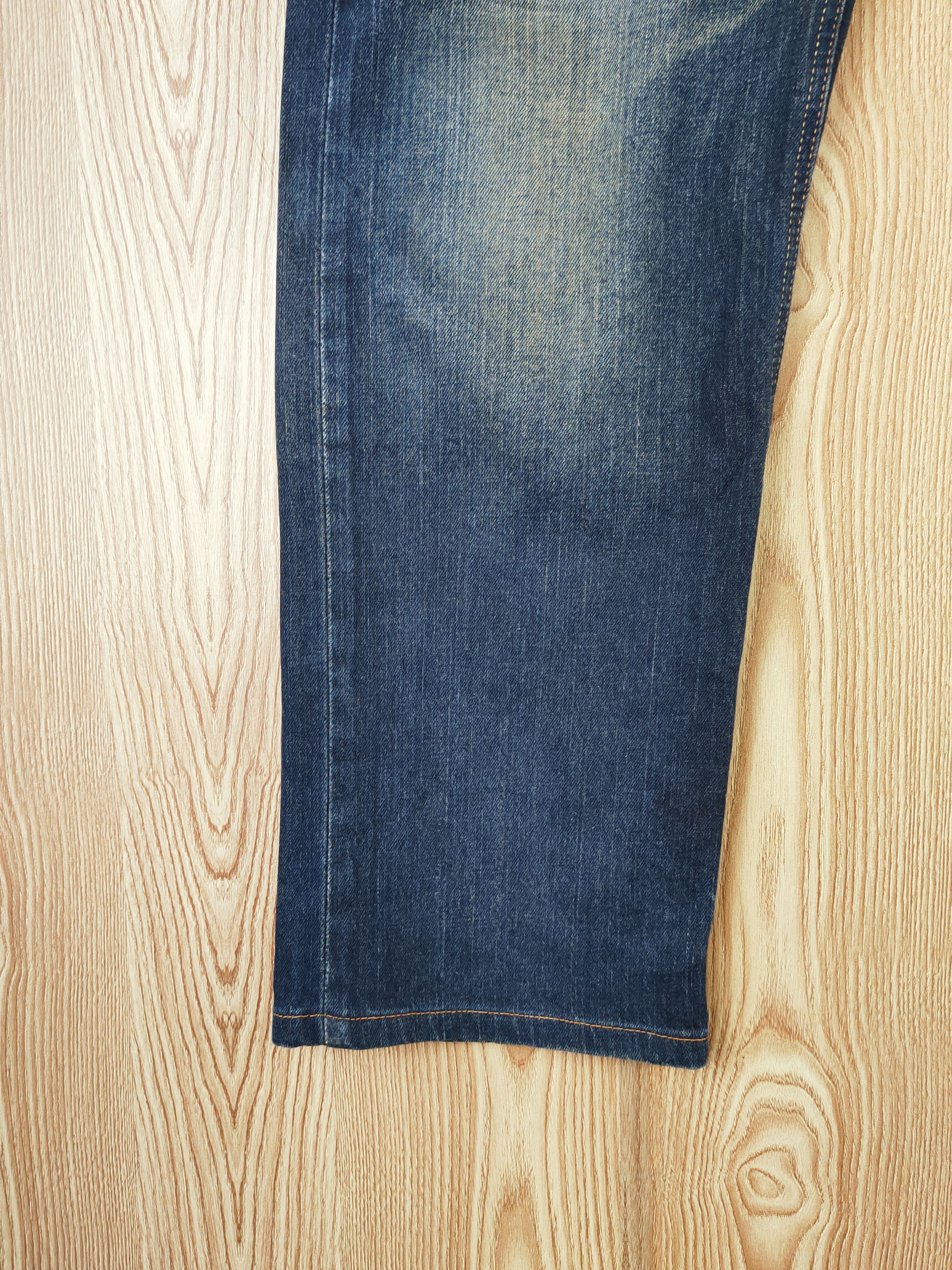 Edwin Edwin Dark Blue Distressed Ripped Jeans #S2739 Size US 34 / EU 50 - 4 Thumbnail