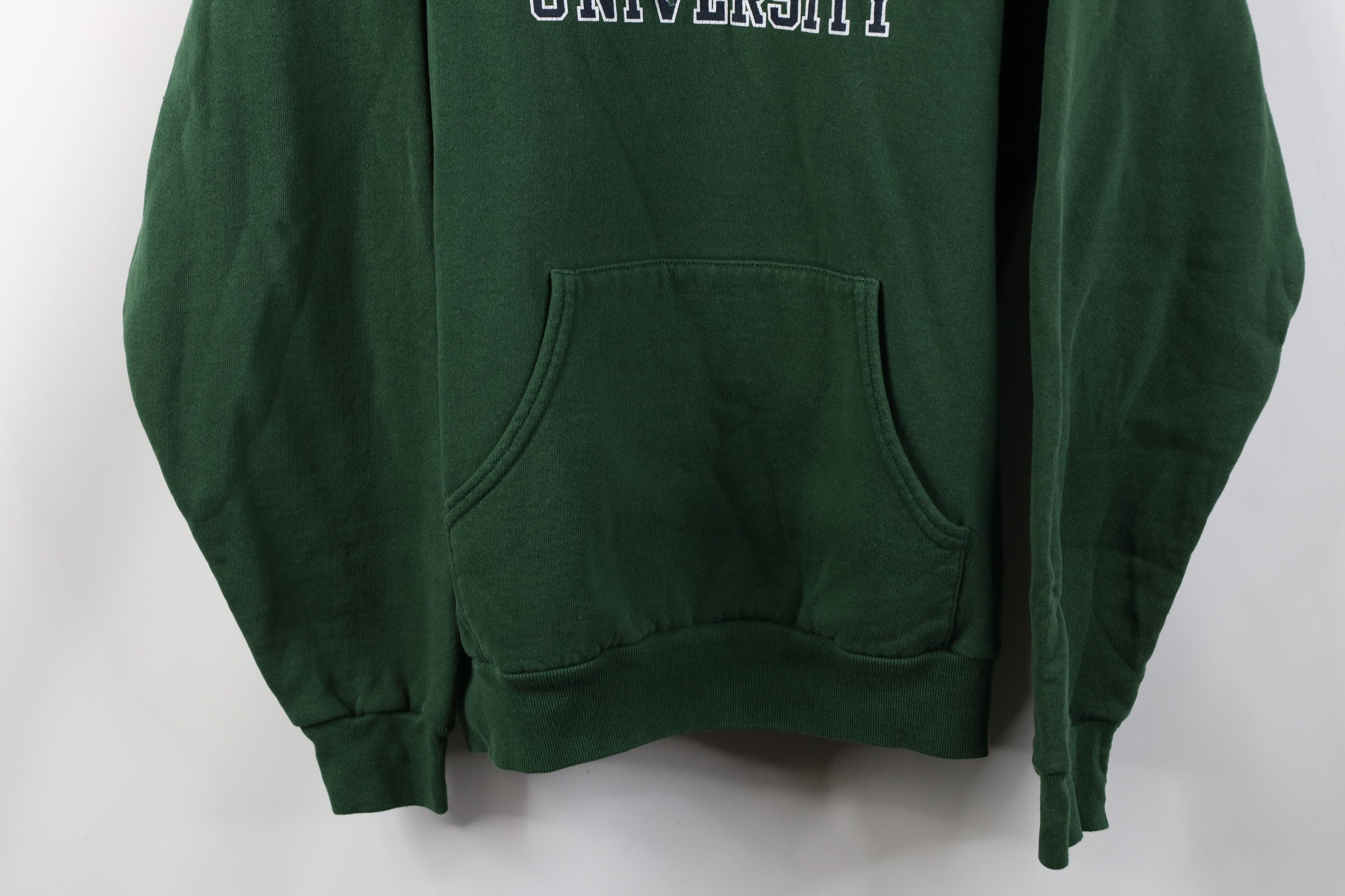Vintage Vintage 90s Spell Oxford University Hoodie Sweatshirt Green Size US XL / EU 56 / 4 - 3 Thumbnail