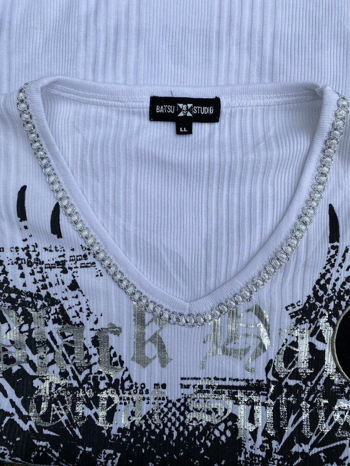 20471120 × Beauty Beast × Hysteric Glamour Batsu Punk Rock Seditionaries Poem T-Shirt Size US L / EU 52-54 / 3 - 3 Thumbnail