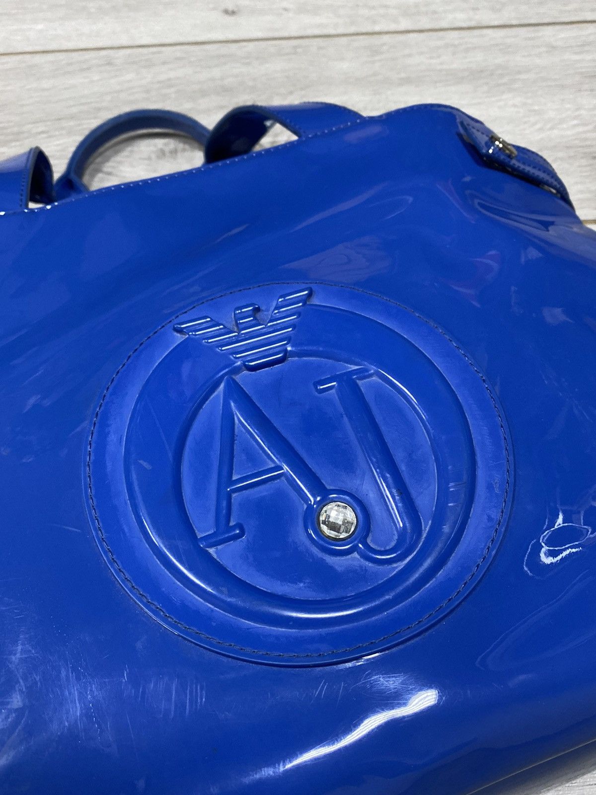 Armani Armani vintage big logo bag handle Size ONE SIZE - 2 Thumbnail