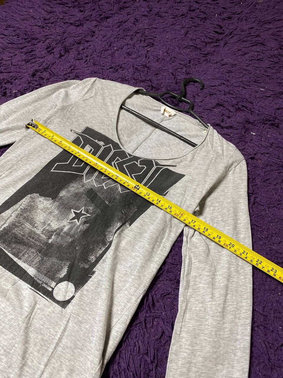 Diesel × Vintage Diesel rare punk logo vintage long sleeve Size L / US 10 / IT 46 - 12 Thumbnail