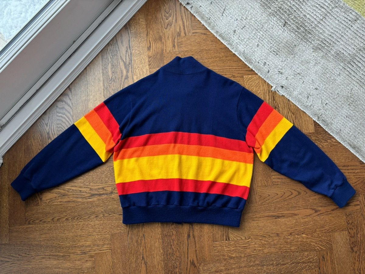 Starter × Vintage 1970s Houston Astros Rainbow Dugout Jacket Vintage Sweater Size US XL / EU 56 / 4 - 6 Thumbnail