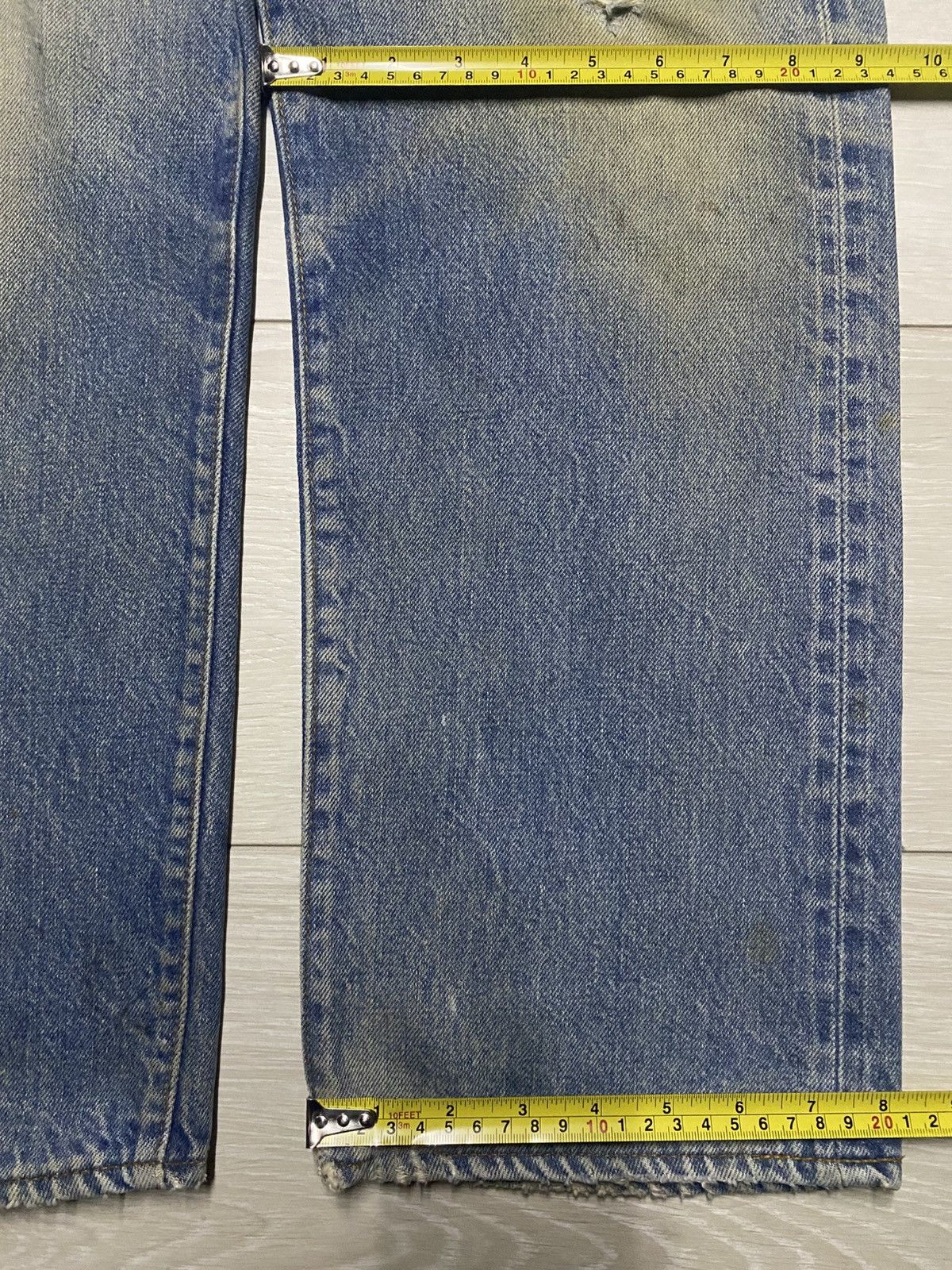 Levi's W32 Vintage Levis 501 60s Selvedge Rindem No6 ButtonFly Jean Size US 32 / EU 48 - 23 Thumbnail