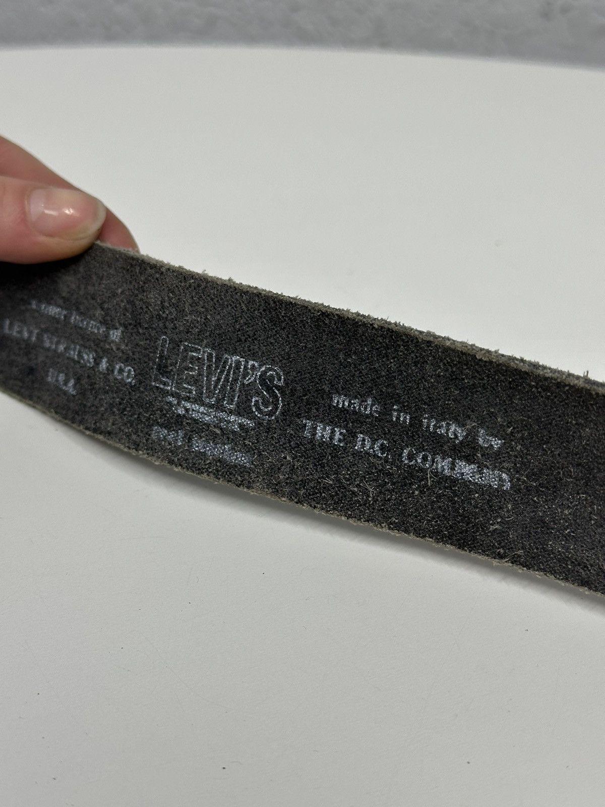 Levi's Vintage Levis Leather Belt Y2k B B Simon Avantgarde Size ONE SIZE - 5 Thumbnail