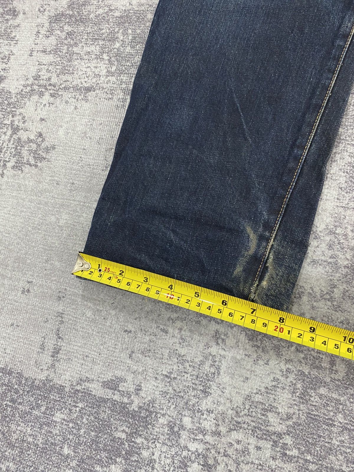 KOJIMA GENES 90s vintage raw denim selvedge jeans wash & wears Size US 29 - 25 Thumbnail
