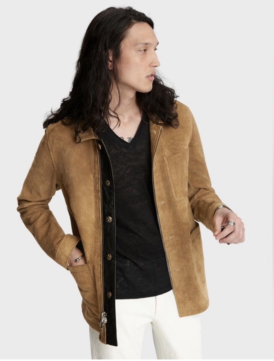 John Varvatos Workwear Suede Jacket EU 50 USA 40 Size US M / EU 48-50 / 2 - 4 Thumbnail