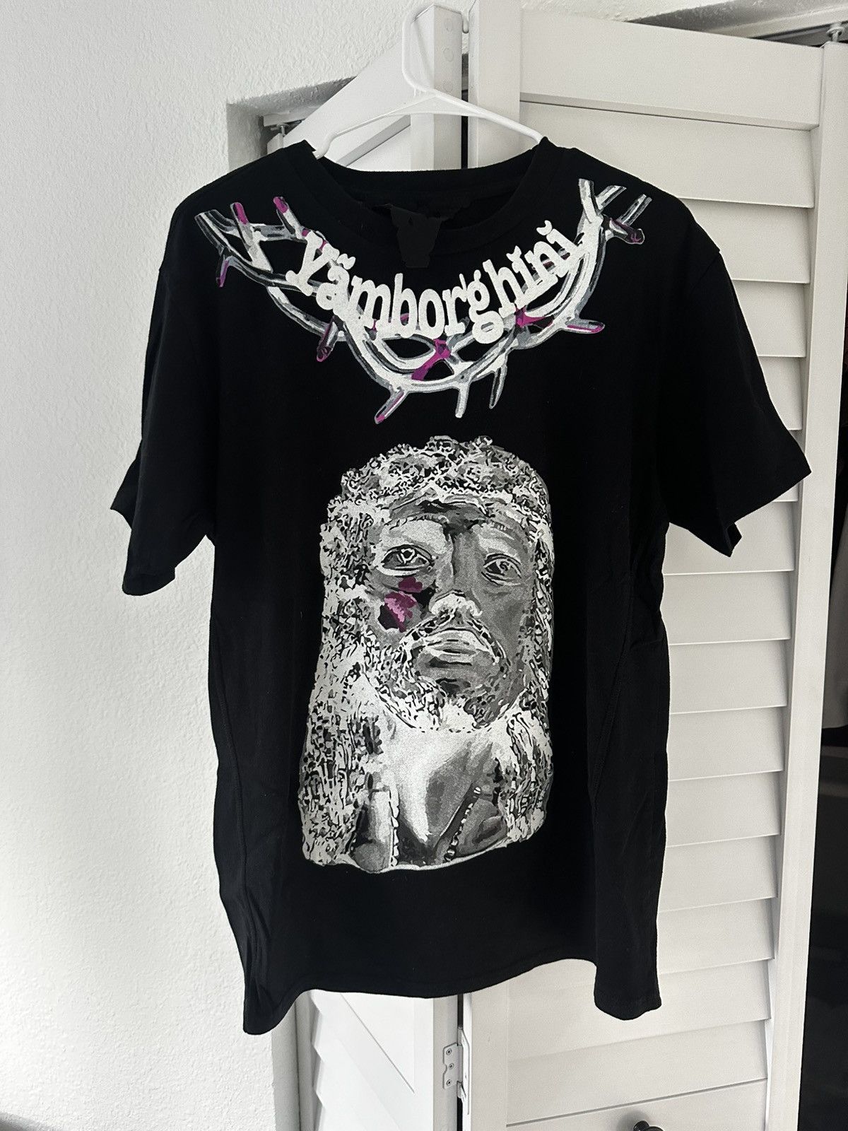 Vlone Vlone Yams Day Jesus Piece T Shirt Size US L / EU 52-54 / 3 - 1 Thumbnail