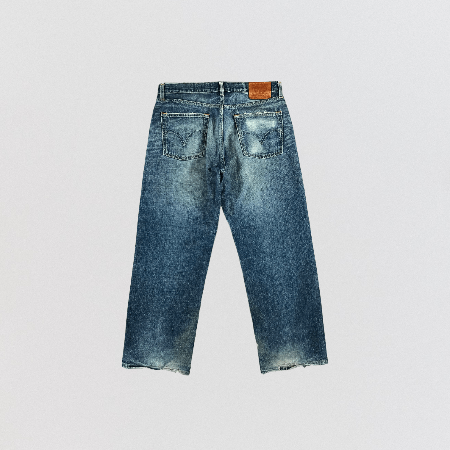 Levi's × Vintage 90s Vintage Blue Wash Levis 504 Jeans-JM2149 Size US 35 - 2 Thumbnail