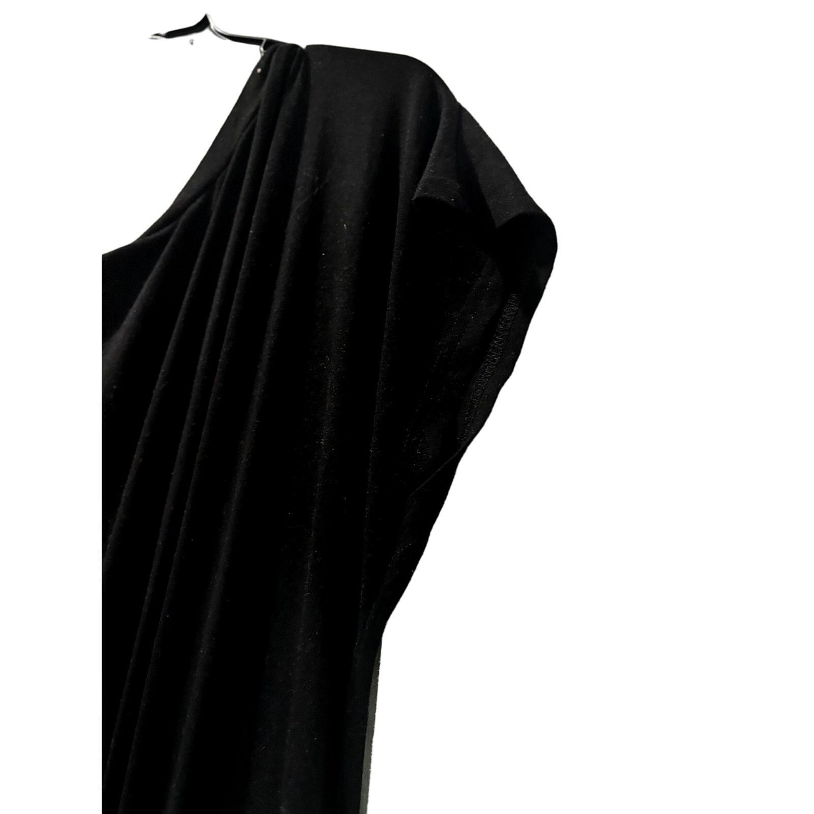 Shein SHEIN Women's Black Loose Casual Short Sleeve Romper Sz 2xx Size 40" / US 18 - 5 Thumbnail