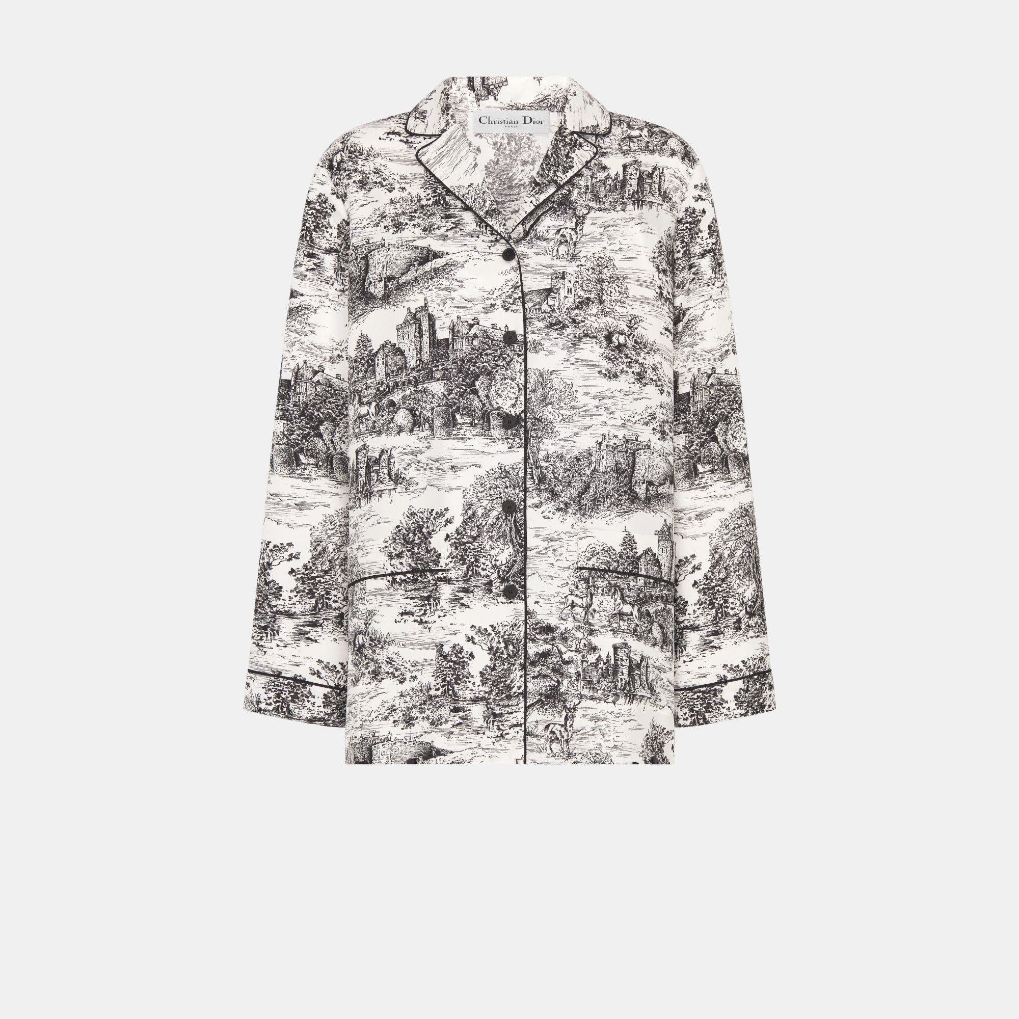 Dior o1bcso1str0126 Button Ups in Silk Size S / US 4 / IT 40 - 1 Thumbnail