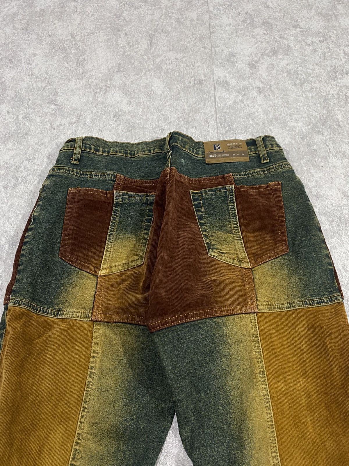 Le Grande Bleu (L.G.B.) Archive Patchwork Flared Denim If Six Was Nine LGB Style Size 31" - 6 Thumbnail