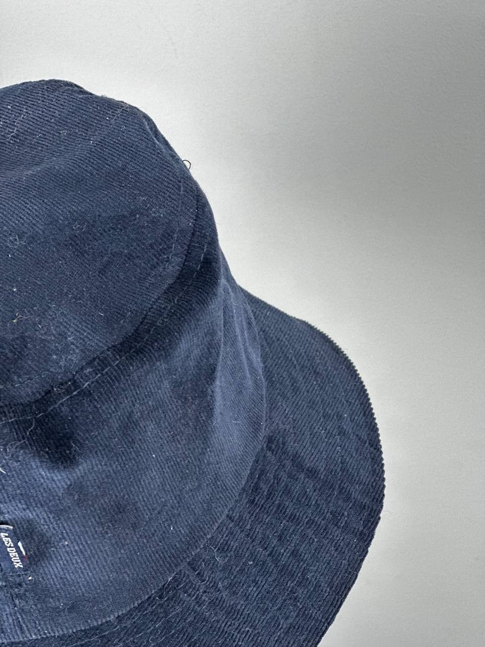 Les Deux Les Deux Navy Corduroy Bucket Hat Streetwear Size ONE SIZE - 5 Thumbnail