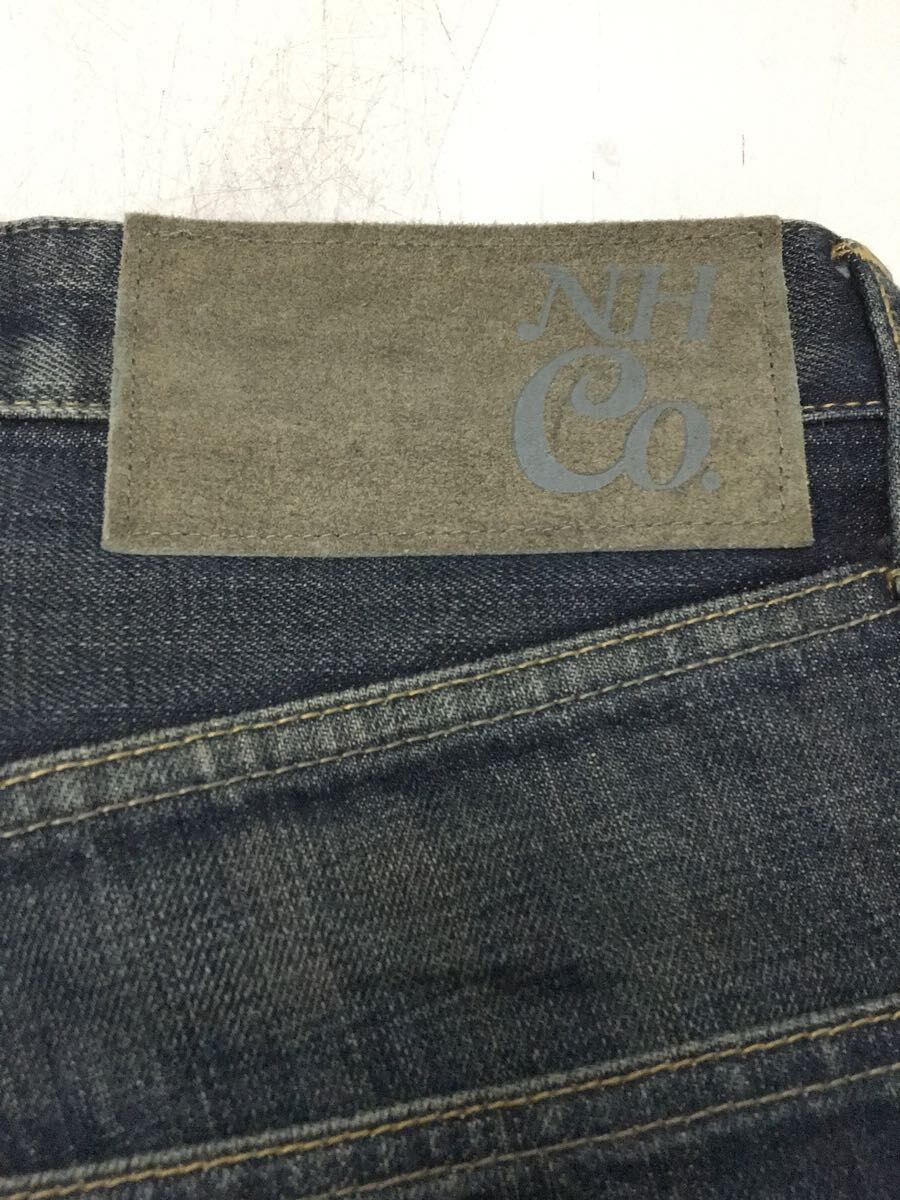 Denim Bottom Cotton Zip Ply Straight Cut Plain Navy