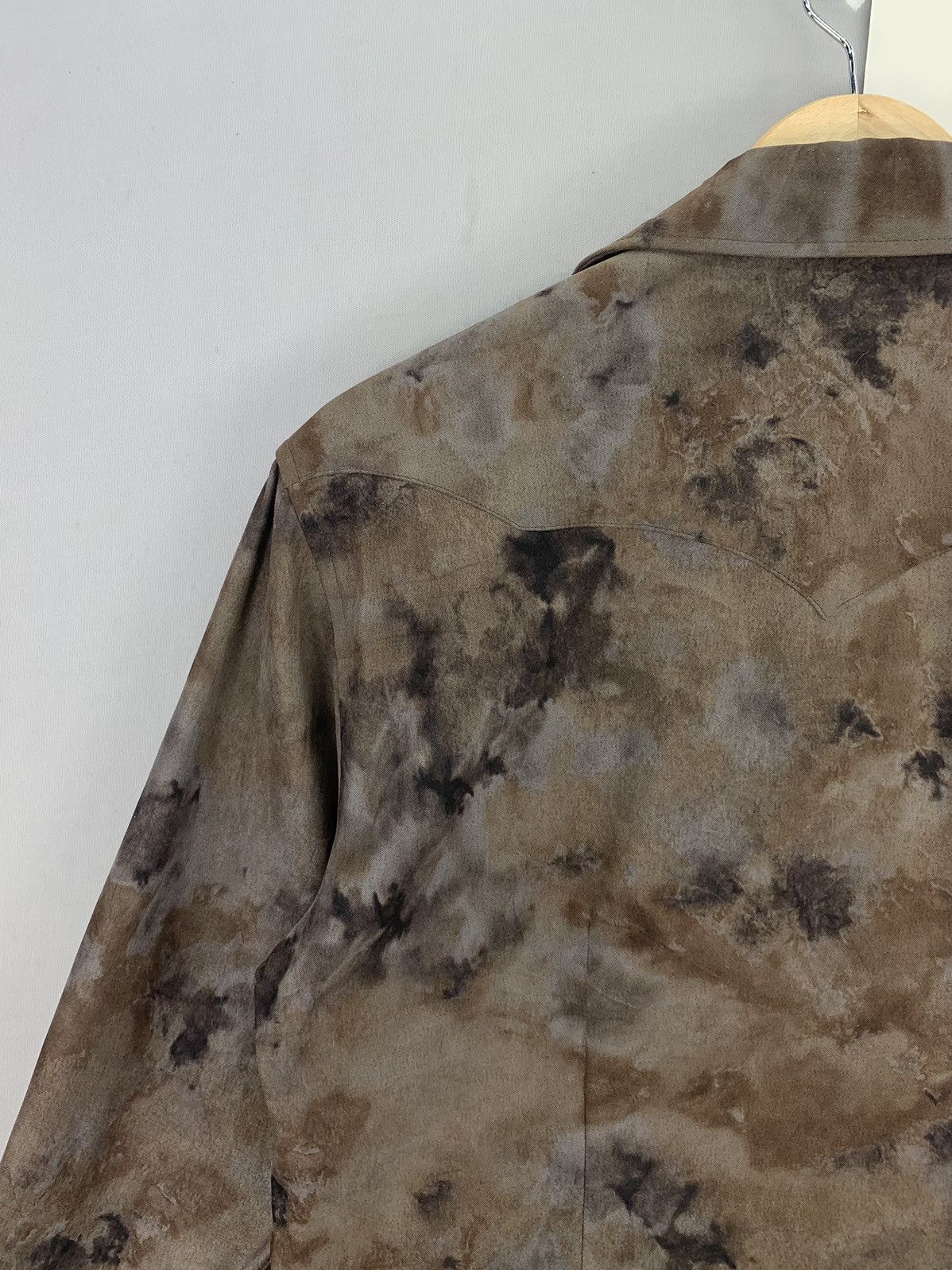 Tornado Mart Tornado Mart Japan Dark Camo Dyed Flannel Size US S / EU 44-46 / 1 - 8 Thumbnail