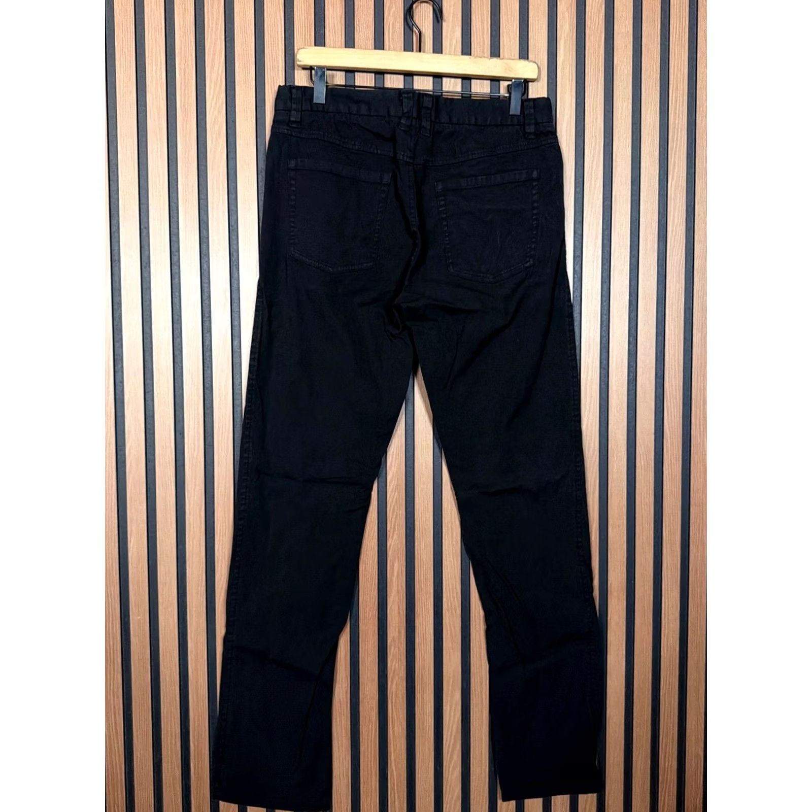 Buck Mason Buck Mason Pants Mens Black Straight 31 x 32 Canvas Duck 5 Pocket Size US 31 - 2 Thumbnail