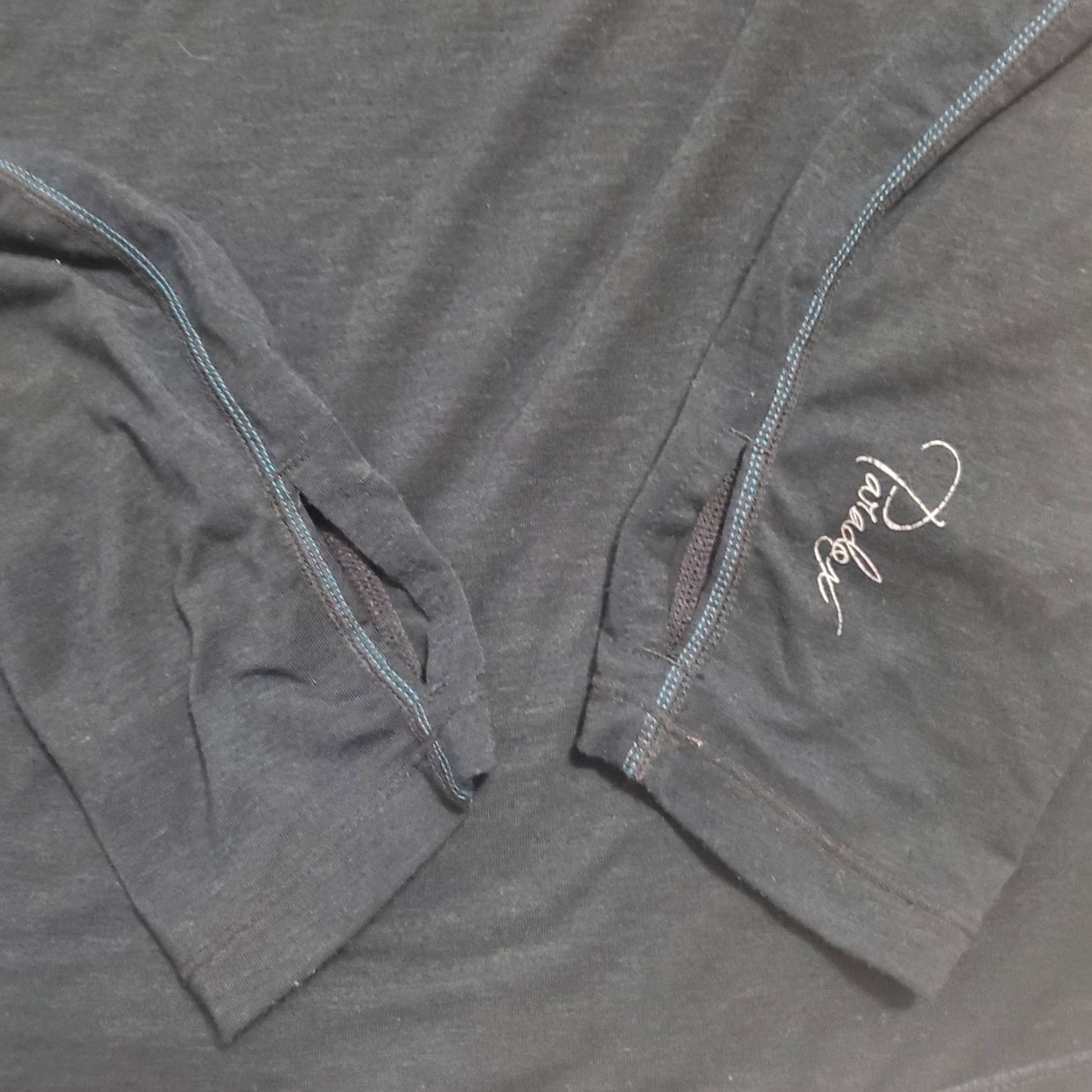 Vintage VINTAGE not applicable; Paradox Merino Blend Womens Base Layer Black 1/4 Zip Pullover DriRelease Top XL Size XL / US 12-14 / IT 48-50 - 6 Thumbnail