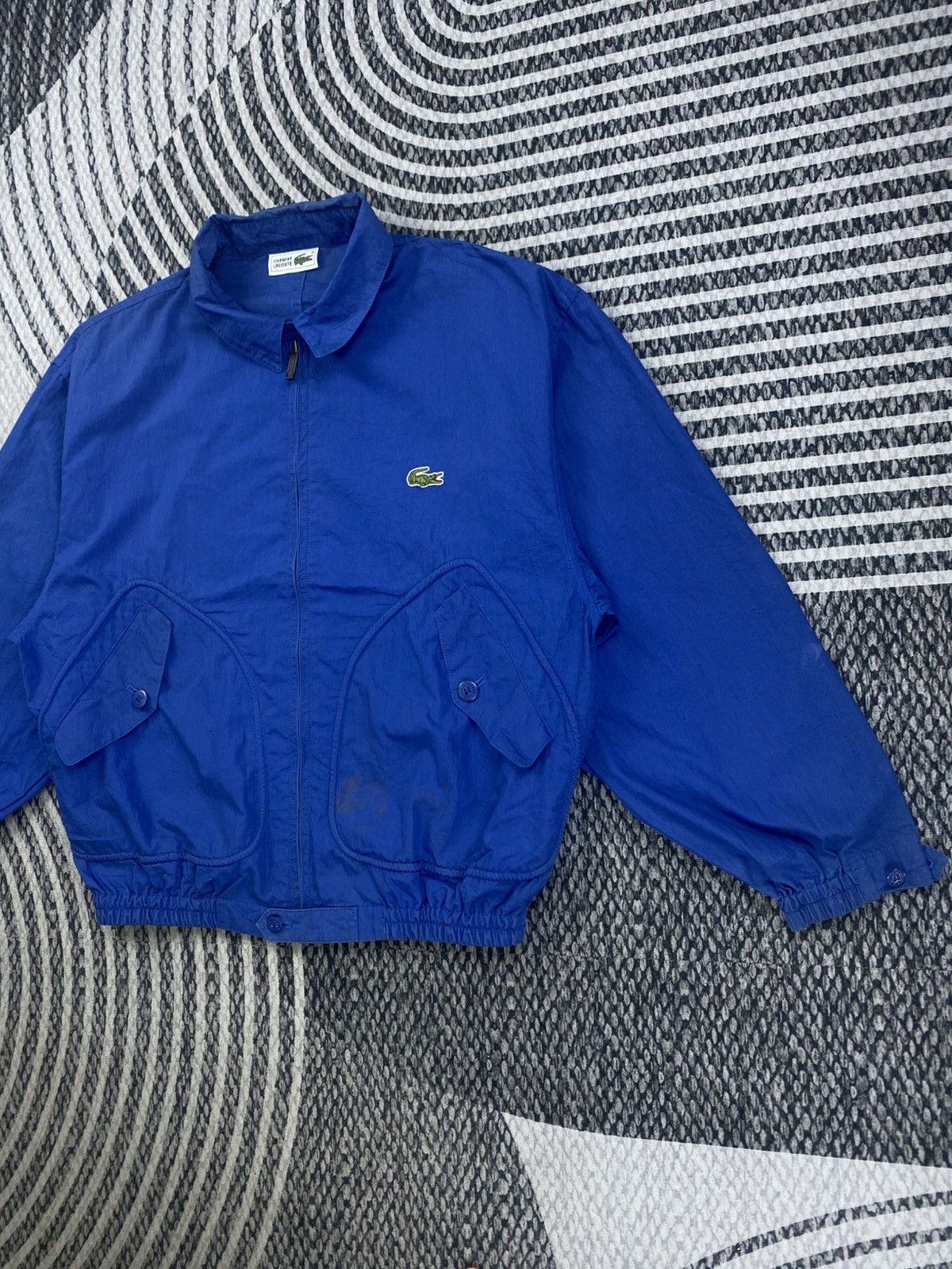 Lacoste Vintage Lacoste Blue Alligator Logo Zipper Jacket Size US L / EU 52-54 / 3 - 4 Thumbnail