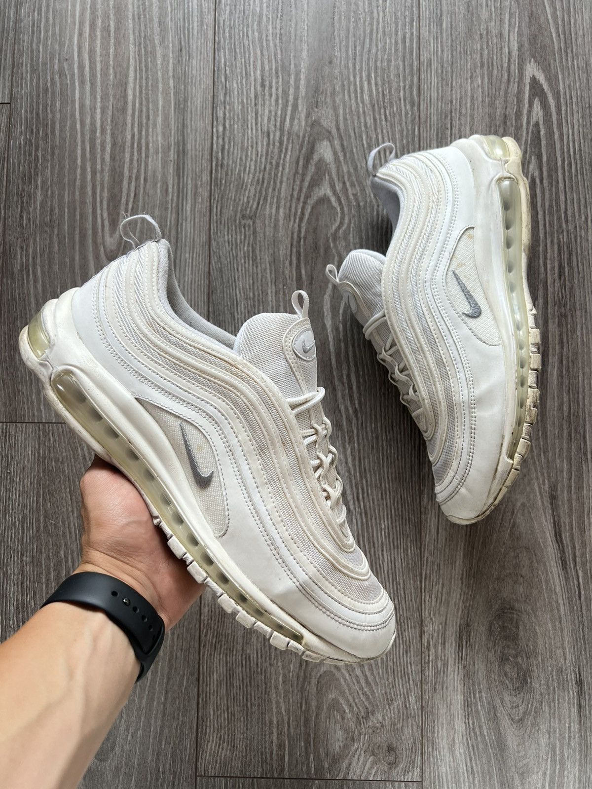 Nike Nike Air Max 97 White Avant Garde Y2k MX Zoom Sneakers Size US 12 / EU 45 - 4 Thumbnail