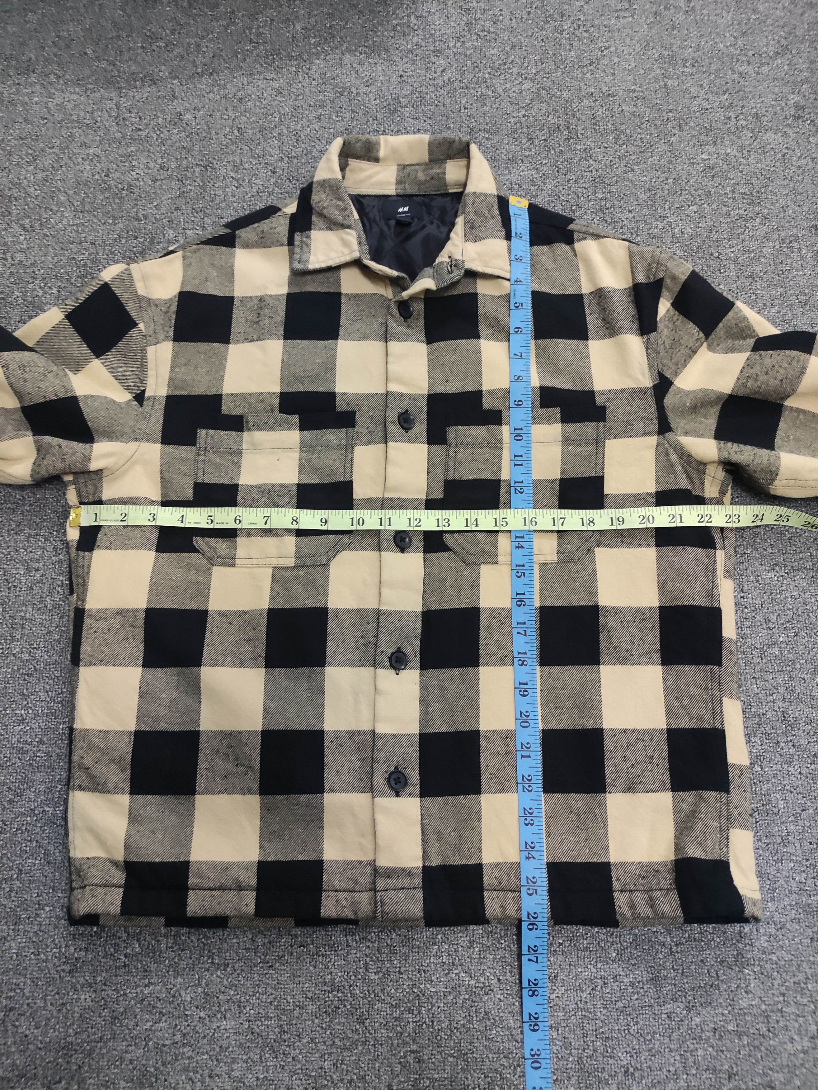 H&M H&M Flannel Jacket Checkered Button Up Two Poket Size US S / EU 44-46 / 1 - 12 Thumbnail