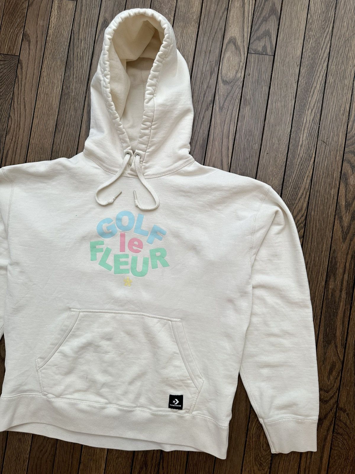 Converse Golf Wang x Converse Golf Le Fleur Flower Logo Hoodie Medium Size US M / EU 48-50 / 2 - 2 Thumbnail