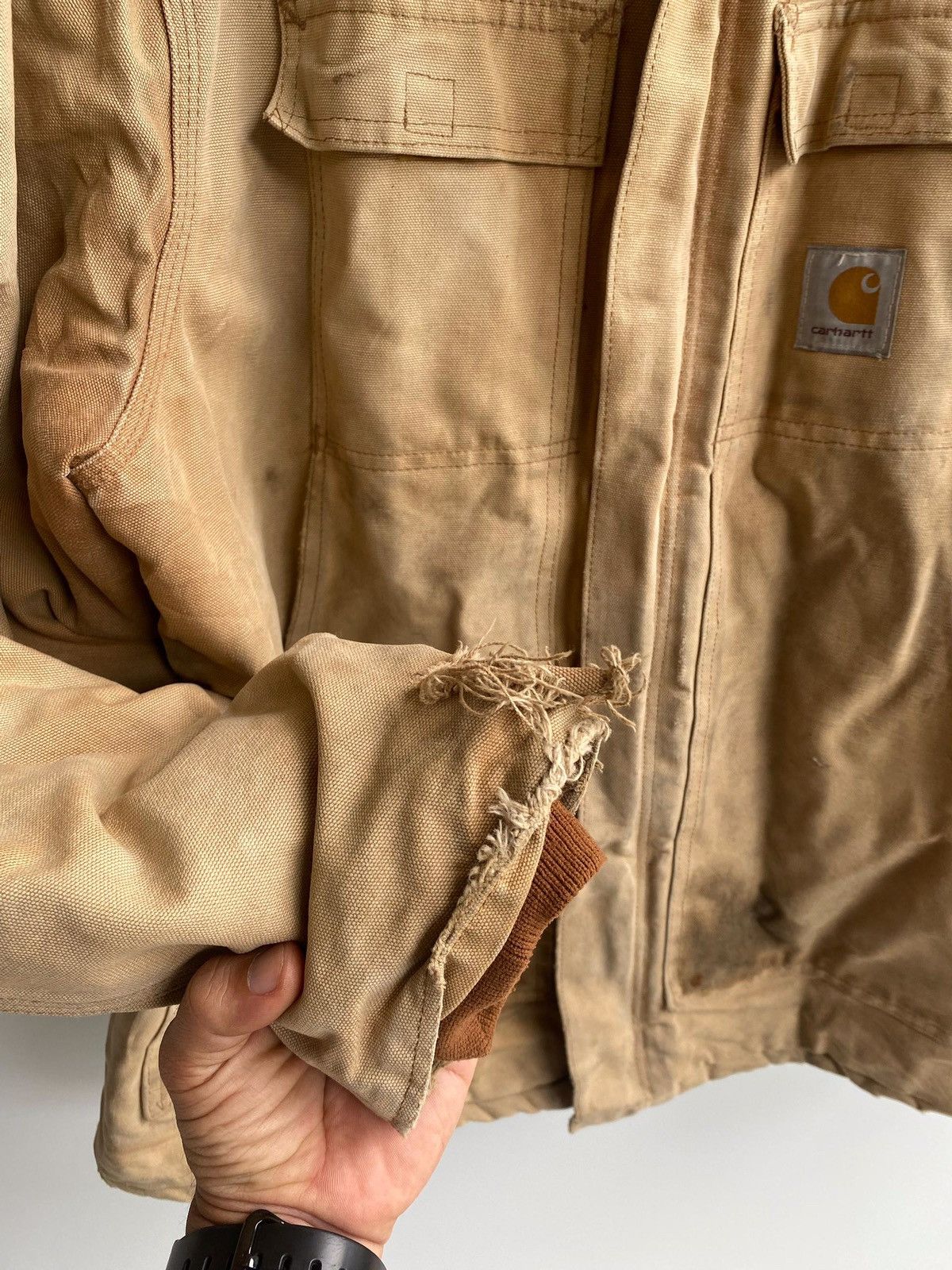 Carhartt × Vintage CARHARTT Mens Vintage Jacket CO3 BRN Size US XL / EU 56 / 4 - 3 Thumbnail