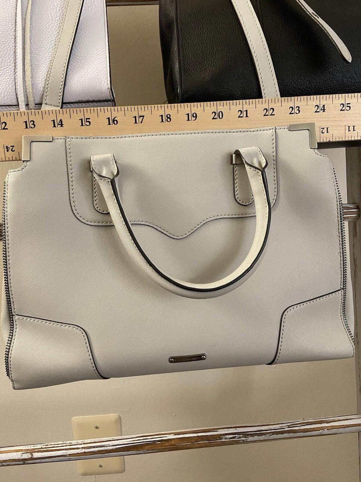 Designer 3piece Rebecca Minkoff leather saffiano hand shoulder bags Size ONE SIZE - 2 Thumbnail