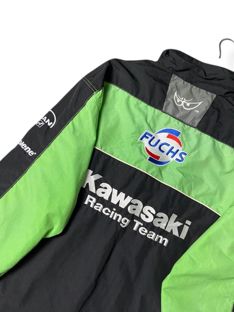 Japanese Brand Vintage MOTOGP x KAWASAKI Racing Jacket (135) Size US L / EU 52-54 / 3 - 3 Thumbnail