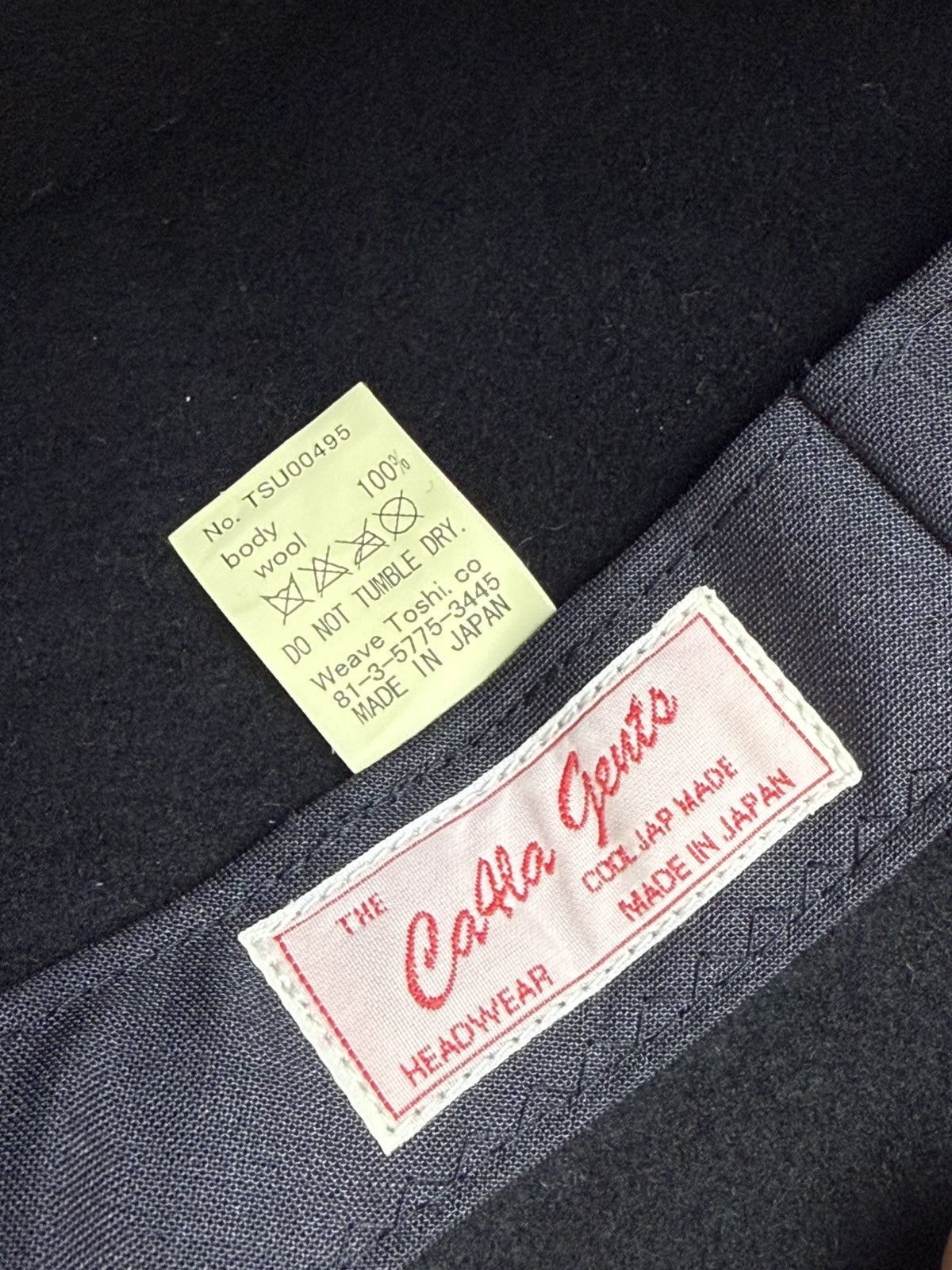 CA4LA × Japanese Brand × Orslow Iconic Ca4la Japan Map Black Fedora Wool Hat Size ONE SIZE - 9 Thumbnail