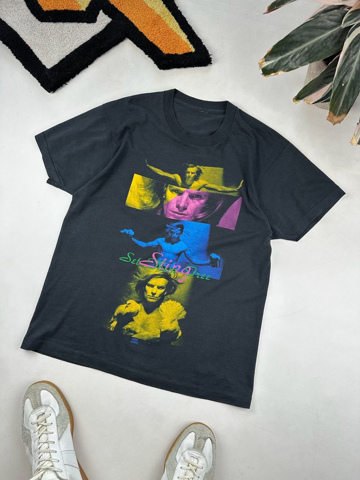 Band Tees × Vintage Vintage Sting T Shirt Rock Punk Tee 90s art Size US L / EU 52-54 / 3 - 9 Thumbnail