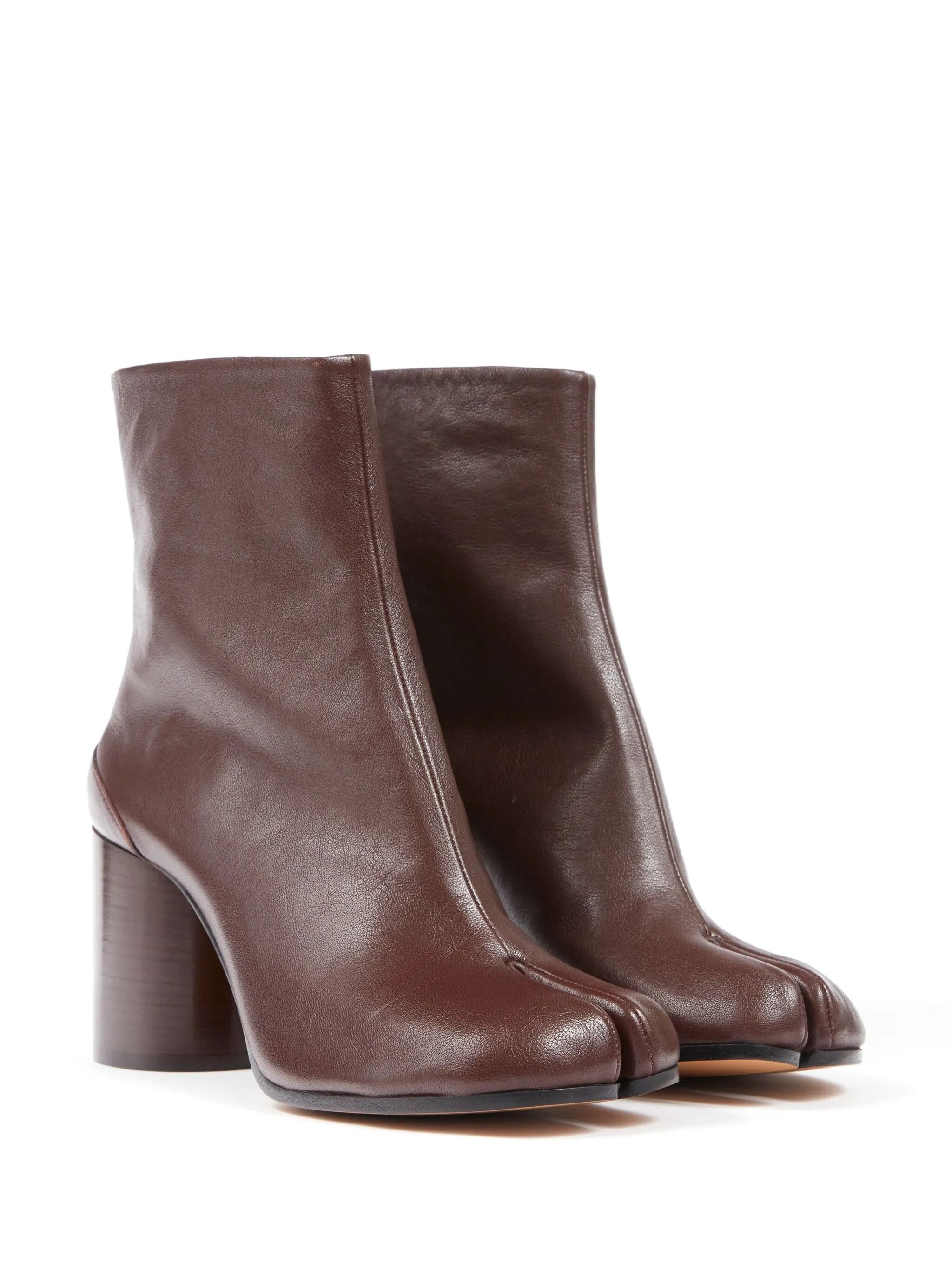 Maison Margiela o1w1db11225 Tabby Ankle Boots in Brown Size US 8 / IT 38 - 2 Thumbnail