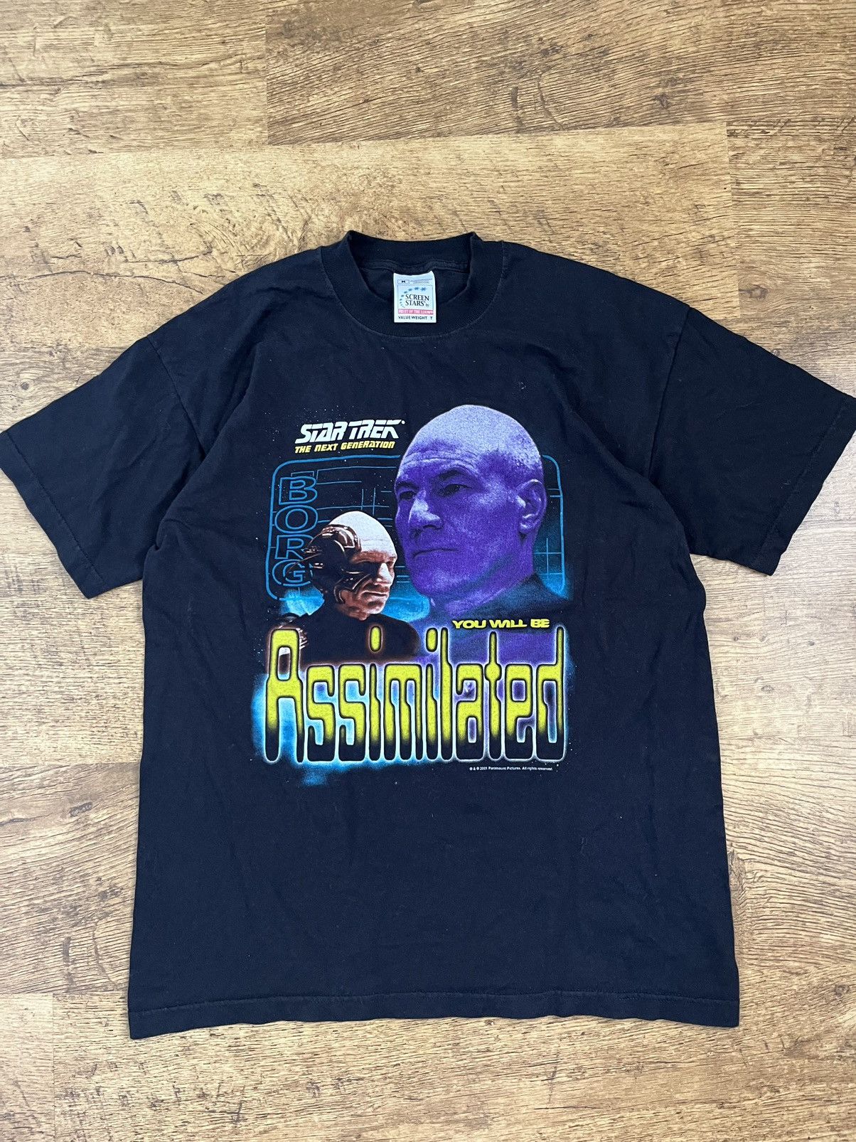 Vintage Vintage 2002 Star Trek Assimilated T-shirt Size US M / EU 48-50 / 2 - 2 Thumbnail