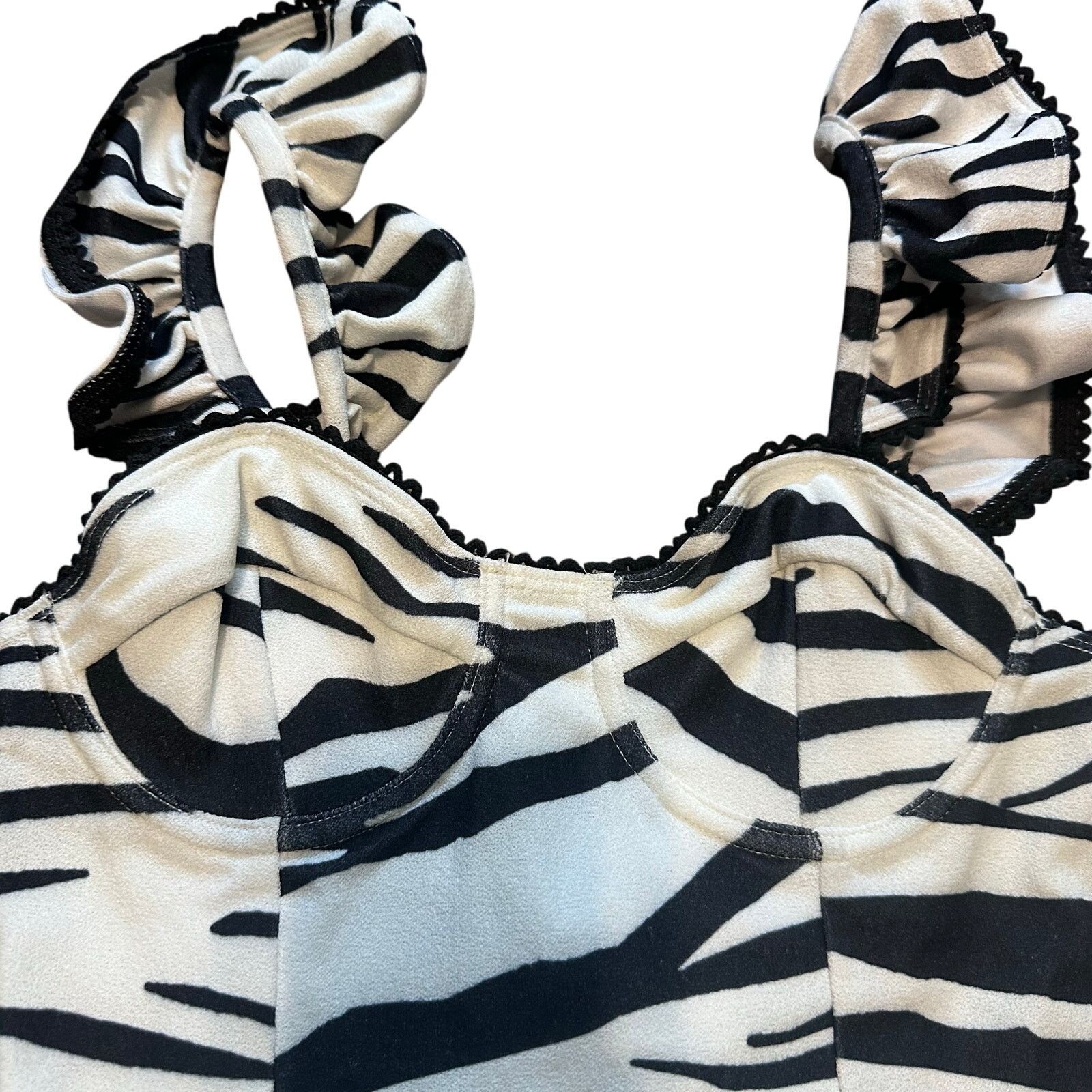 River Island River Island NWT Zebra Corset Top Size 8 Size M / US 6-8 / IT 42-44 - 3 Thumbnail