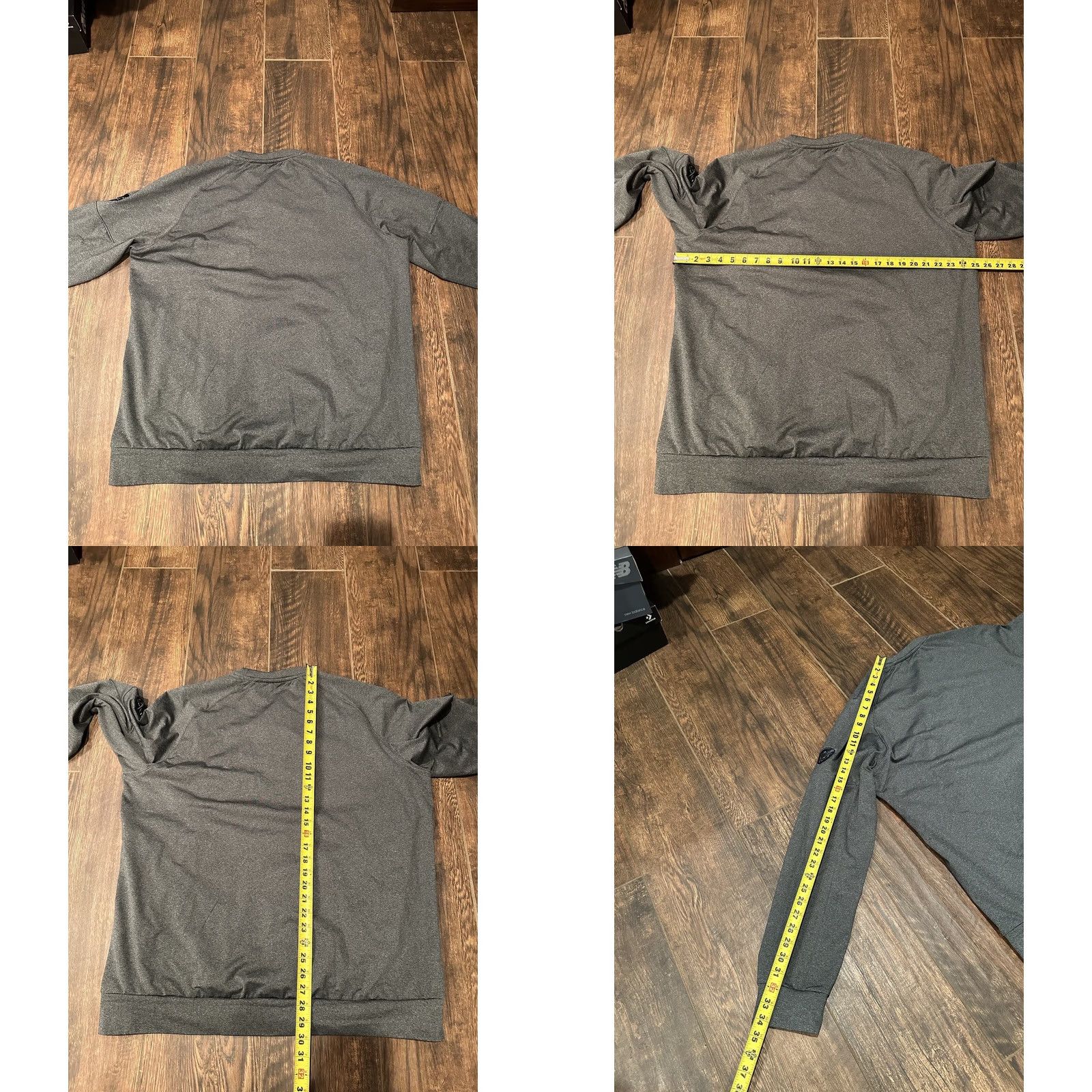 Vintage UNRL Gray Crossover Crewneck Sweatshirt XL Men Pockets Logo All Seasons NWT Size US XL / EU 56 / 4 - 9 Thumbnail