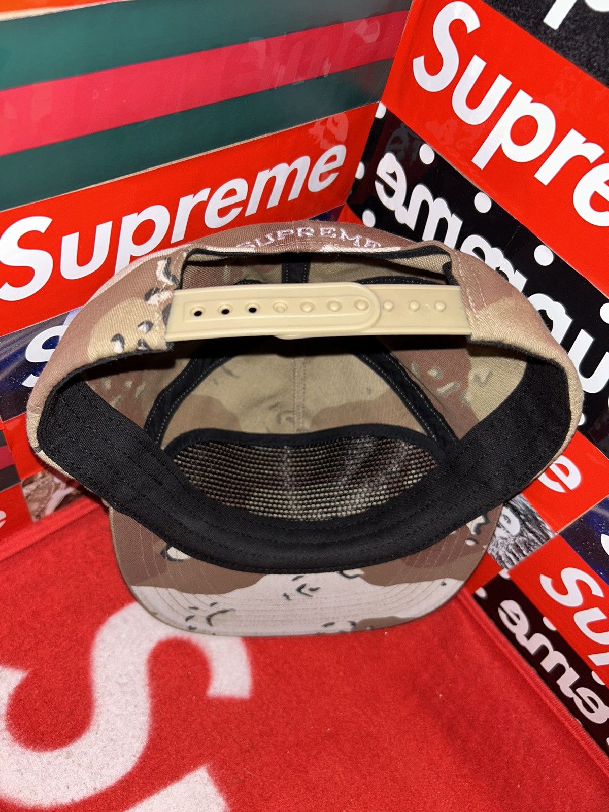 Supreme Supreme Futura Logo Crewneck & 5-Panel Chocolate Chip FW20 Size US L / EU 52-54 / 3 - 14 Thumbnail