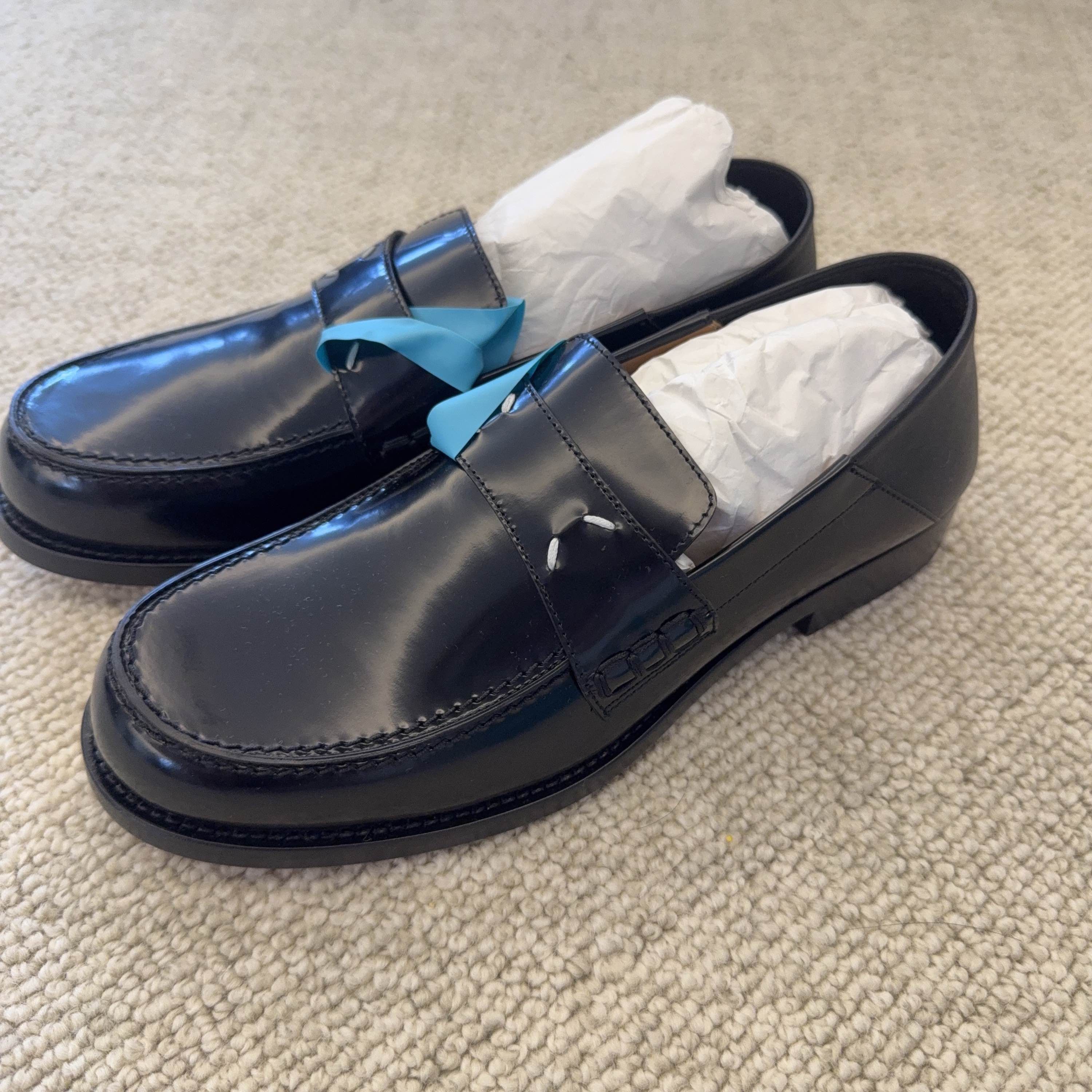 Maison Margiela Maison Margiela Leather Loafers Size 38 Size US 8 / IT 38 - 1 Thumbnail