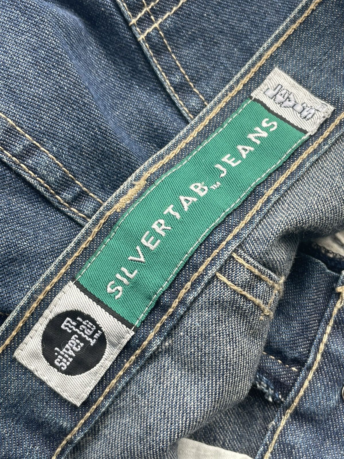 Levi's × Vintage Vintage 90’s Levis Silvertab Flare Denim Size 31" - 9 Thumbnail