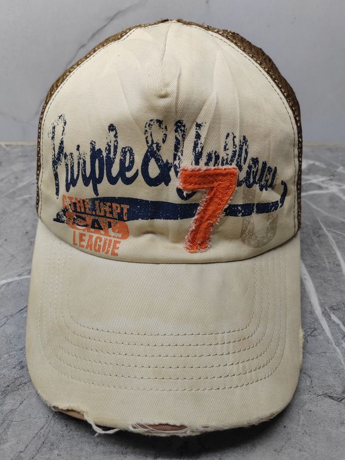 Vintage Vintage Purple & Yellow Brand Trucker Cap Hat (S-M size) Size ONE SIZE - 2 Thumbnail
